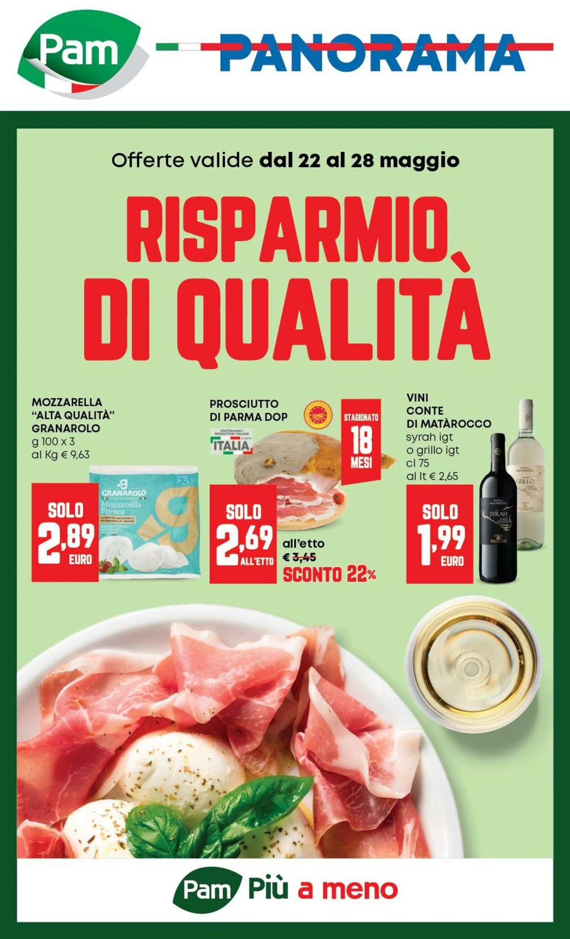 Pam Panorama Volantino attuale da 9 ottobre a 23 ottobre di 2025 - Pagina del volantino 1