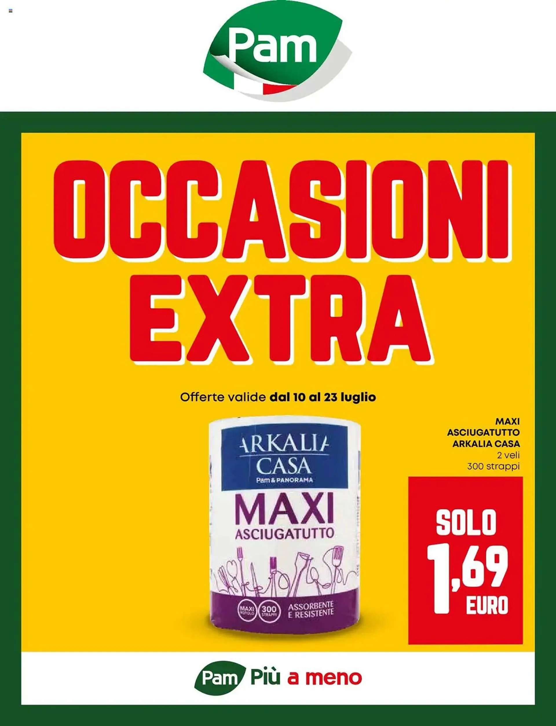 Volantino Pam da 10 luglio a 23 luglio di 2025 - Pagina del volantino 1