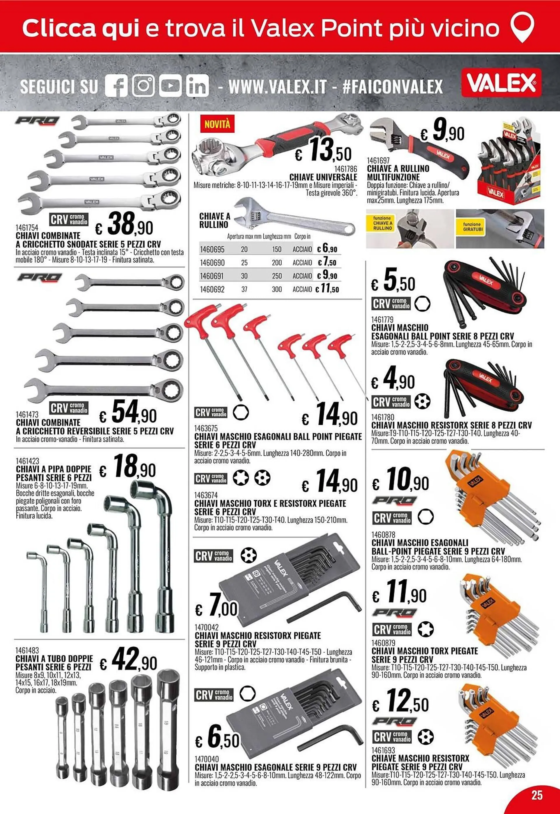 Volantino Valex da 24 settembre a 28 febbraio di 2025 - Pagina del volantino 25