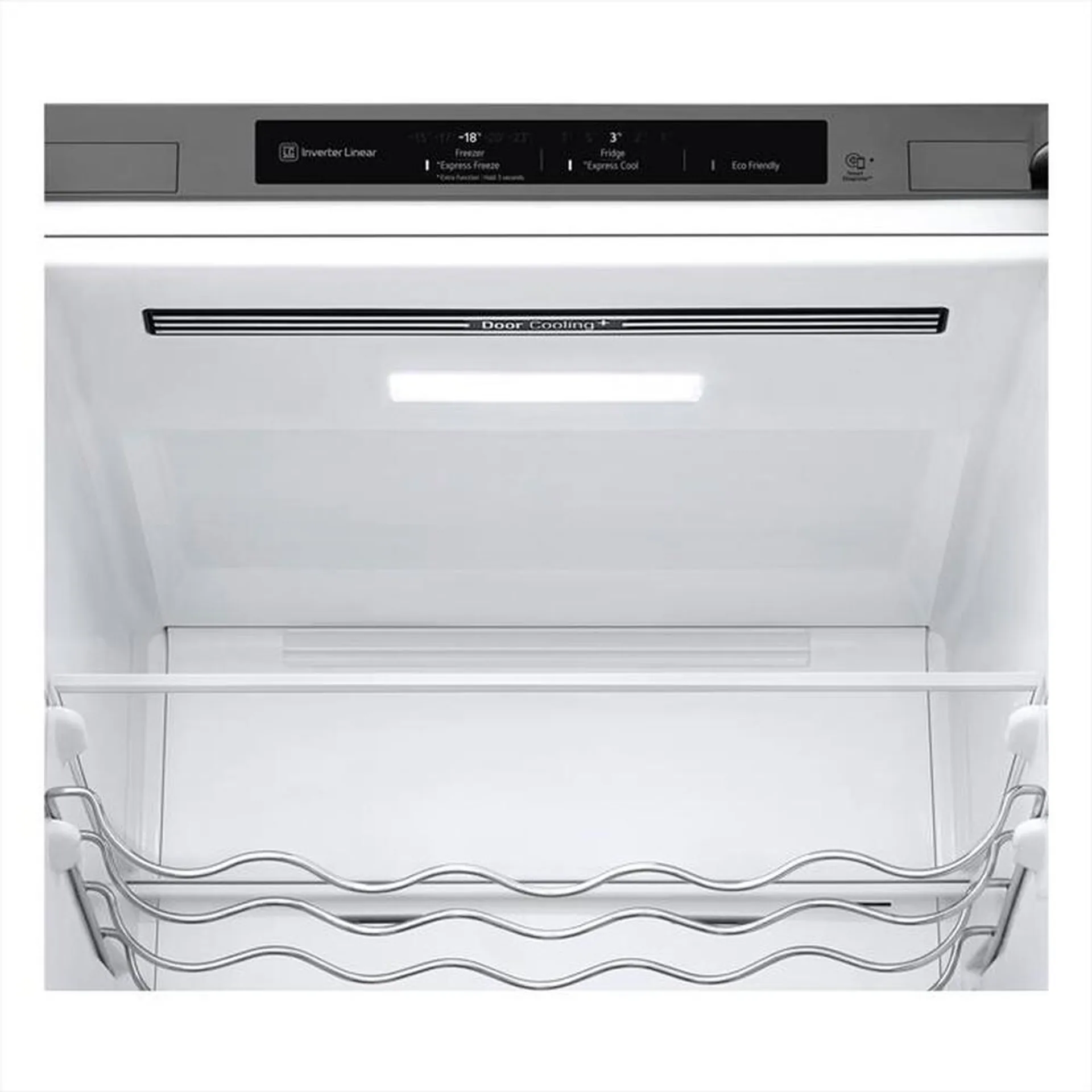 LG - Frigorifero combinato GBV3200DPY Classe D 387L-Argento