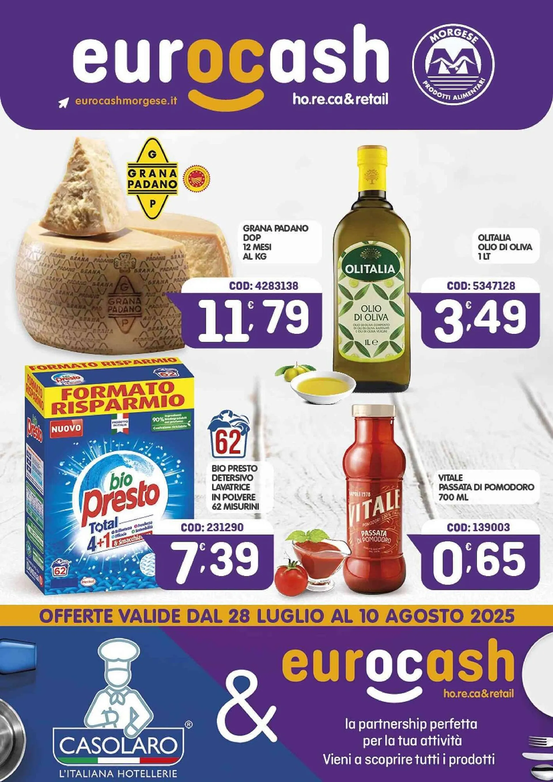 Volantino Eurocash da 28 luglio a 10 agosto di 2025 - Pagina del volantino 1