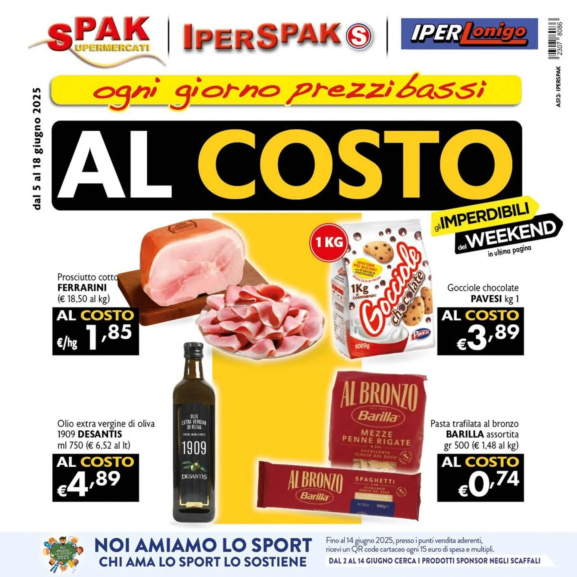 Volantino Spak Supermercati da 5 giugno a 18 giugno di 2025 - Pagina del volantino 1