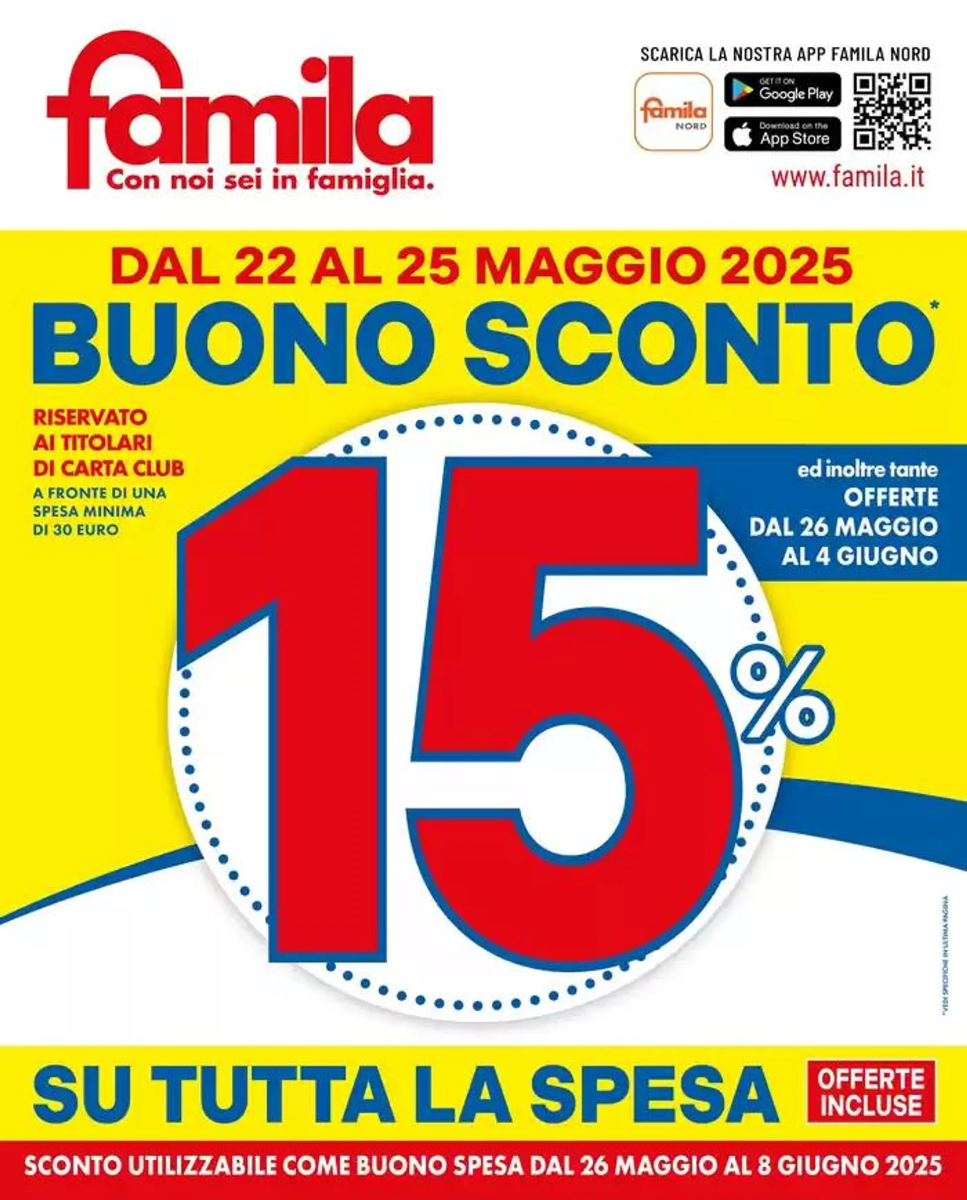 BUONO SCONTO 15%  - 1