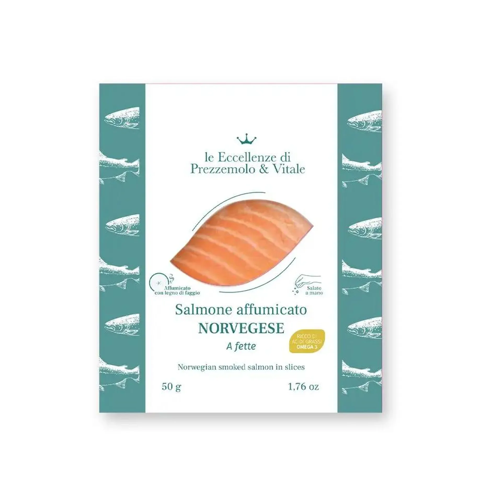 Le Eccellenze P&V Salmone affumicato norvegese gr.50