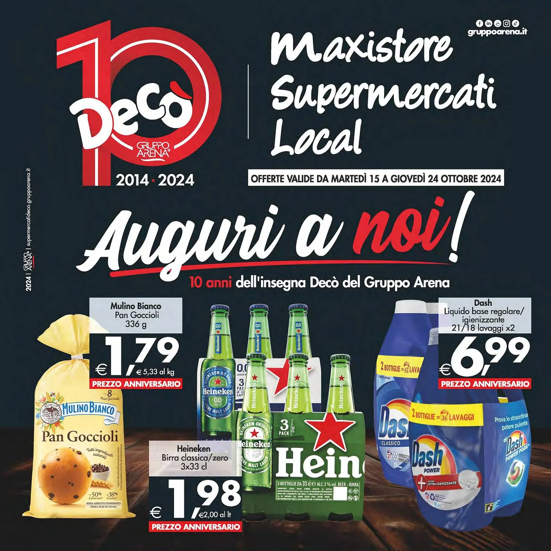 Volantino Deco Maxistore da 15 ottobre a 24 ottobre di 2024 - Pagina del volantino 1