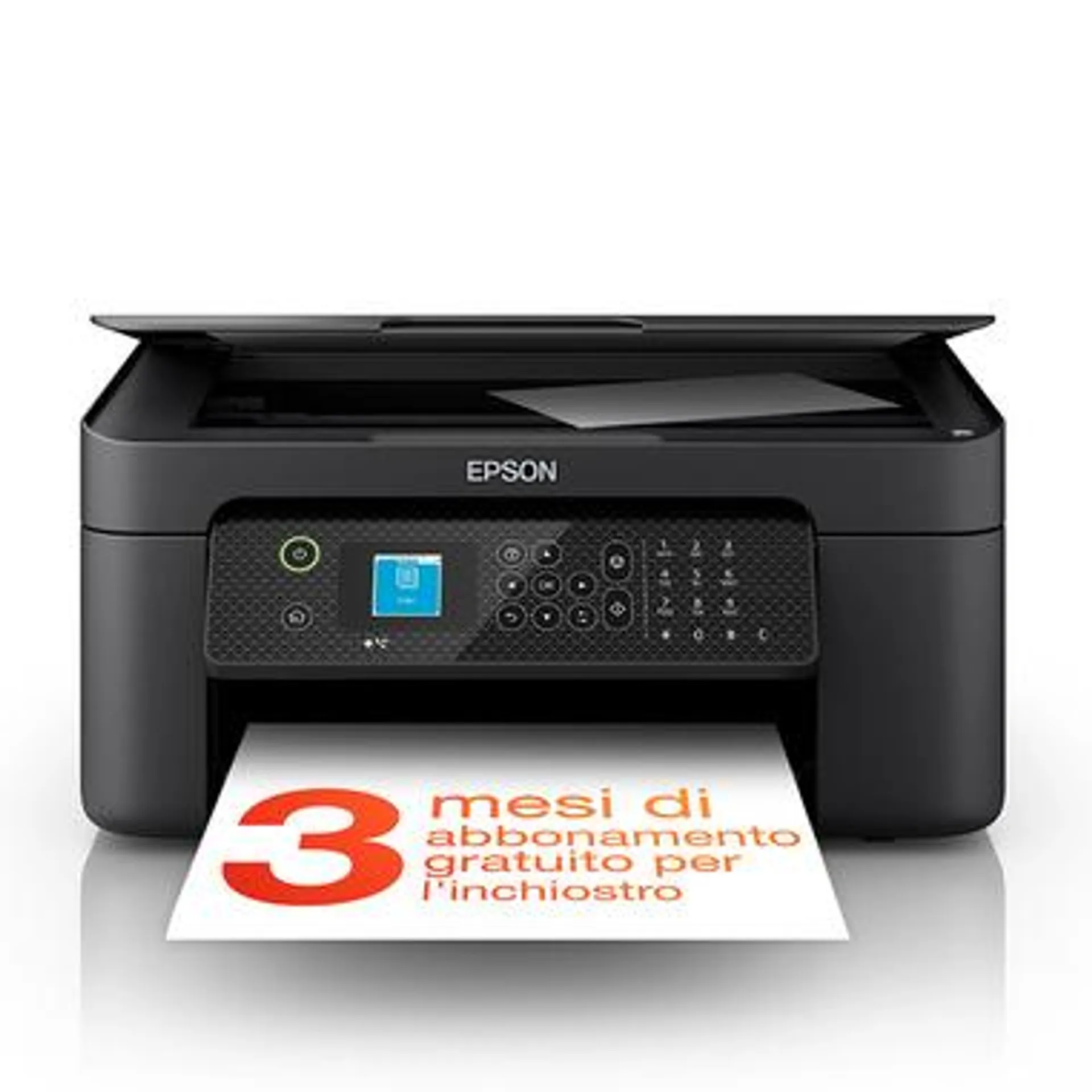 Epson WorkForce WF-2910DWF stampante multifunzione A4 getto d'inchiostro (stampa, scansione, copia) Display LCD 3.7cm, WiFi Direct, AirPrint, 3 mesi inchiostro incluso con ReadyPrint