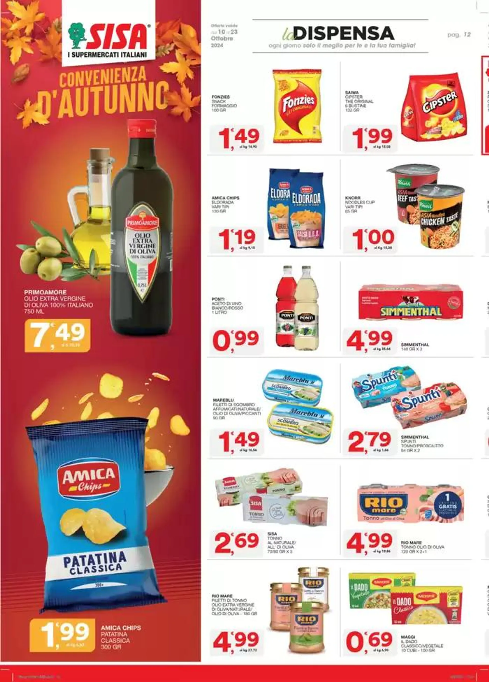 Convenienza d'autunno da 10 ottobre a 23 ottobre di 2024 - Pagina del volantino 12