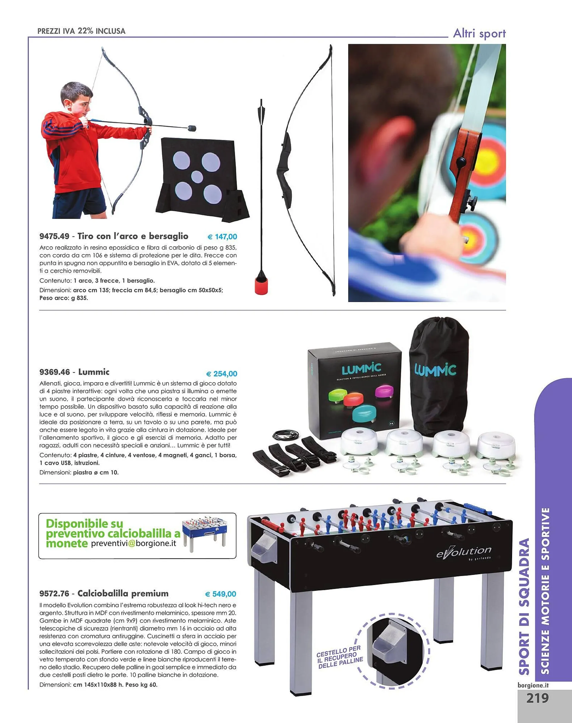 Volantino Borgione Sport da 31 dicembre a 31 dicembre di 2025 - Pagina del volantino 219