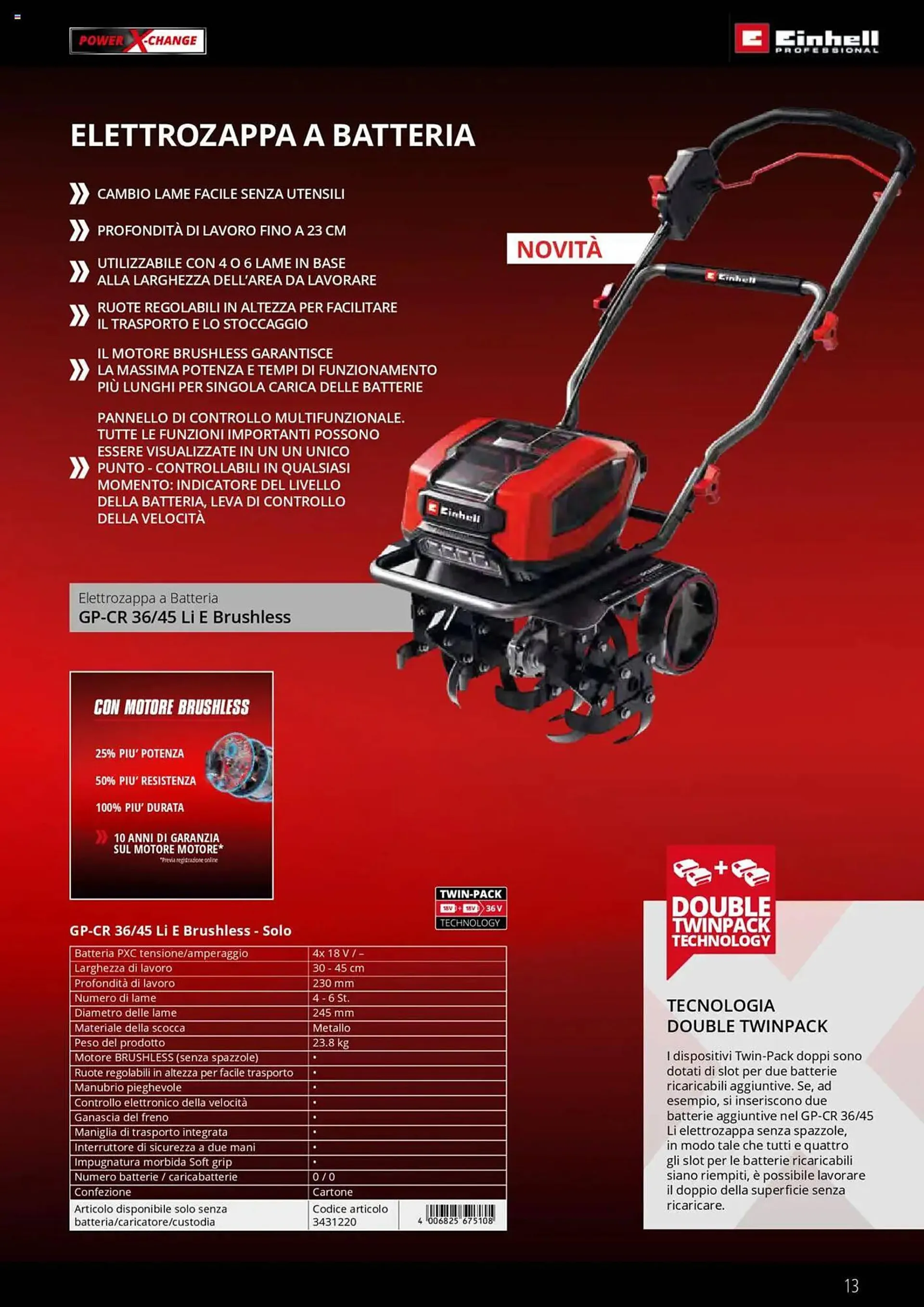 Volantino Einhell da 1 febbraio a 31 dicembre di 2025 - Pagina del volantino 13