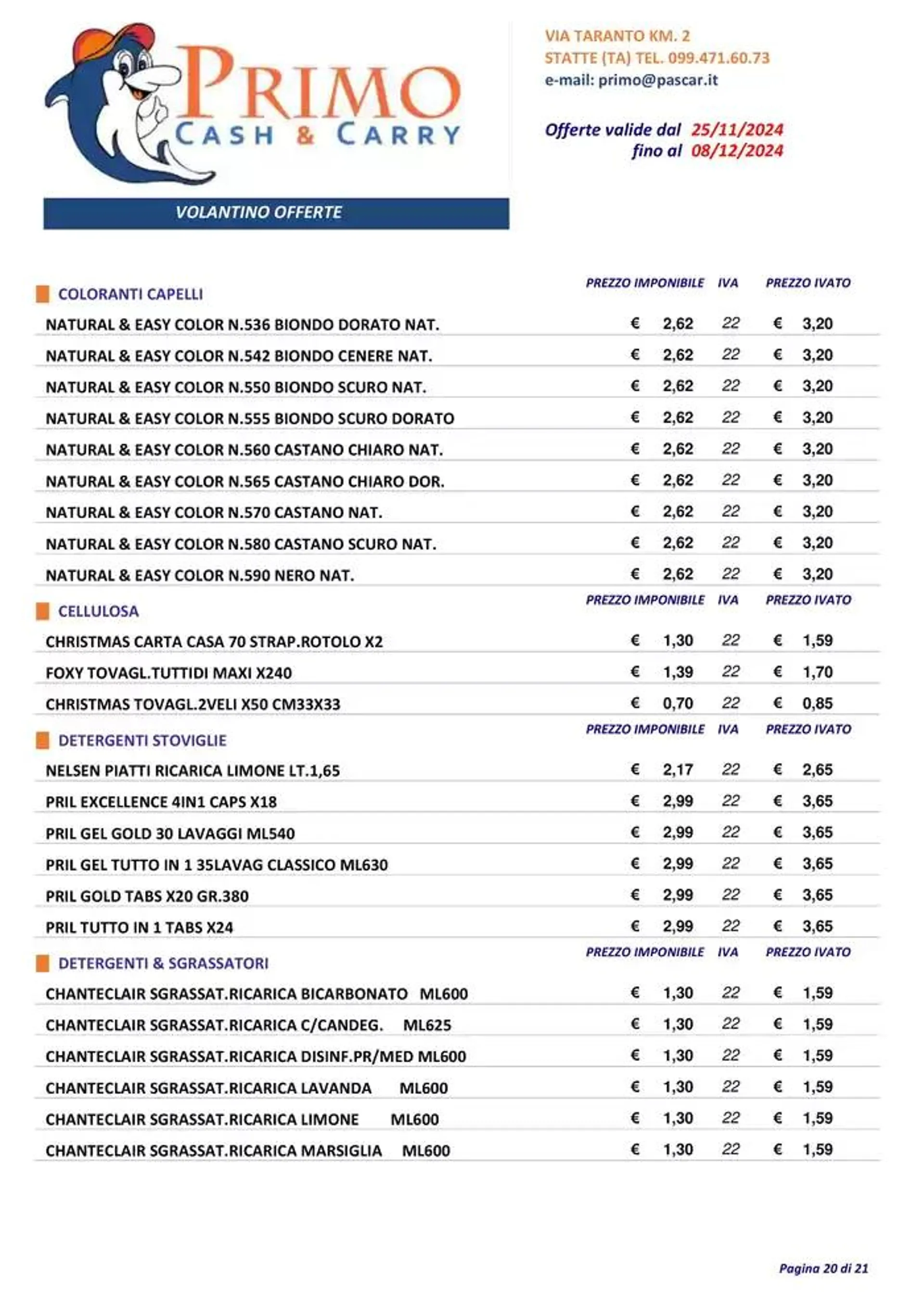 Offerte valide dal 25/11 fino al 08/12 da 27 novembre a 8 dicembre di 2024 - Pagina del volantino 20