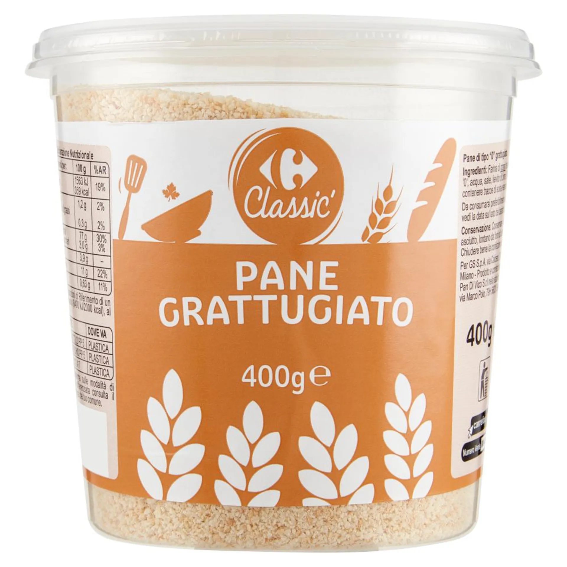 Carrefour Classic Pane Grattugiato 400 g