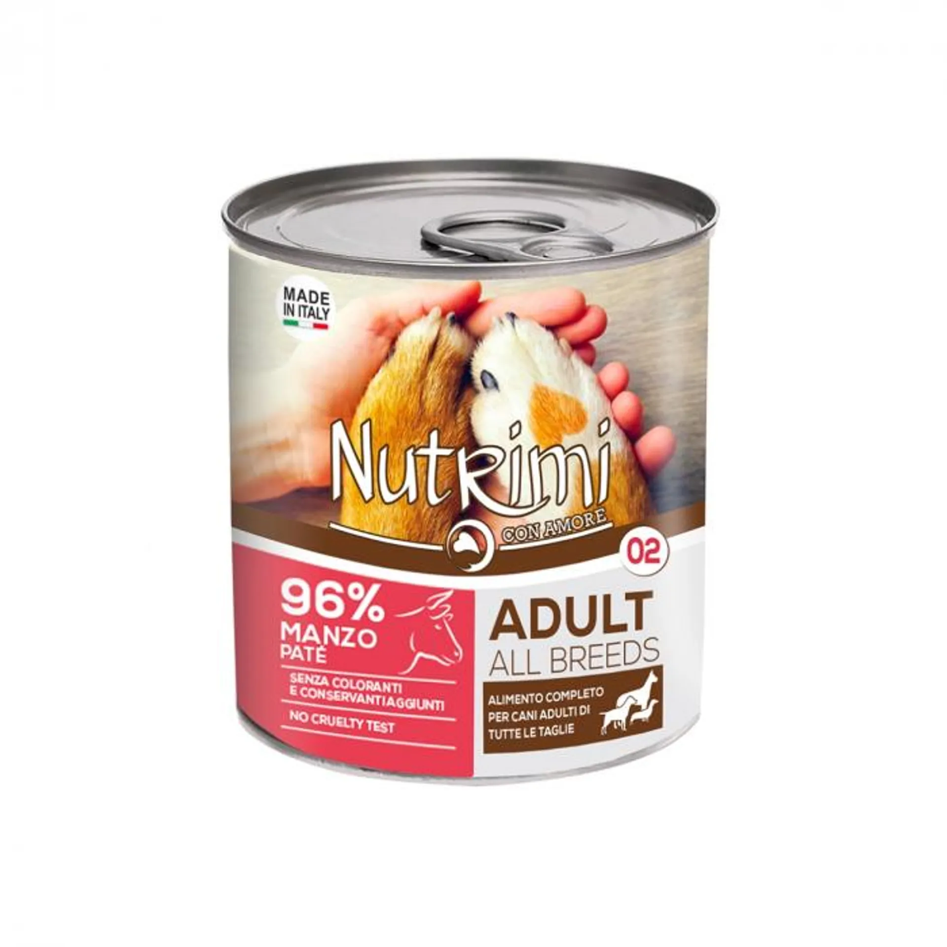 Nutrimi pate' adult manzo 400 g