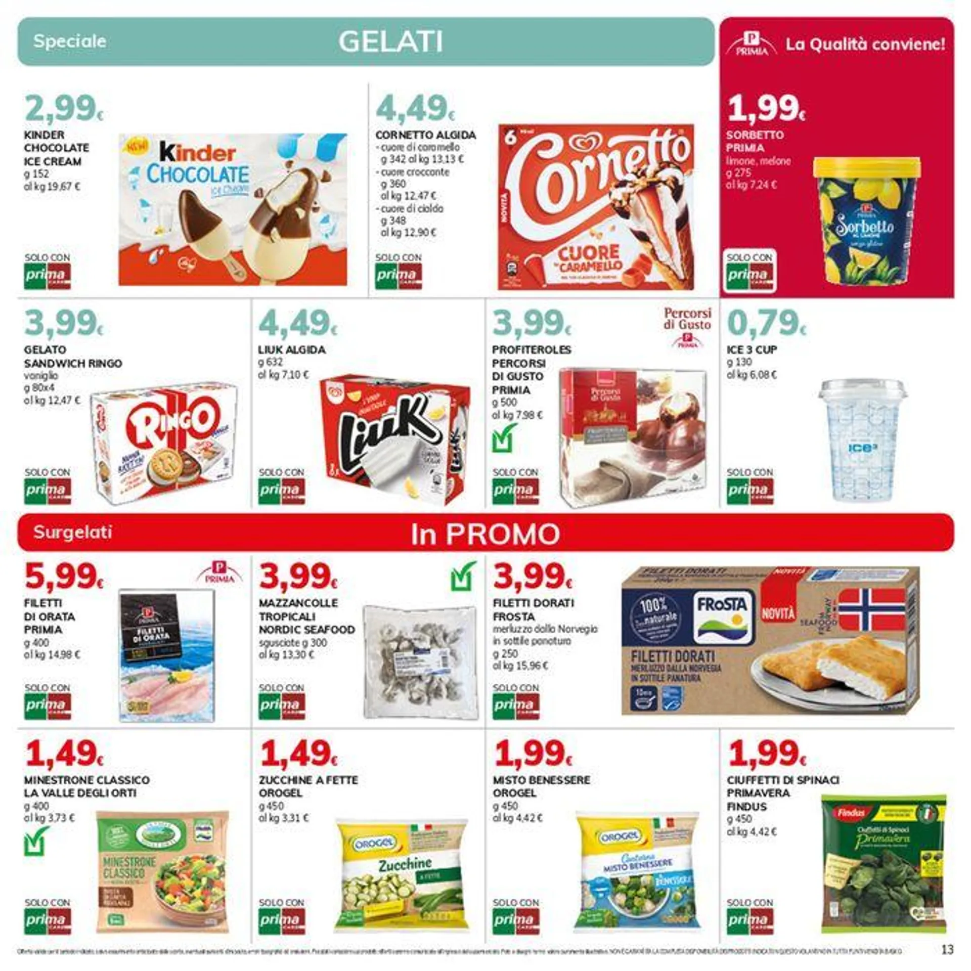 Piu bassi  da 9 luglio a 23 luglio di 2024 - Pagina del volantino 13