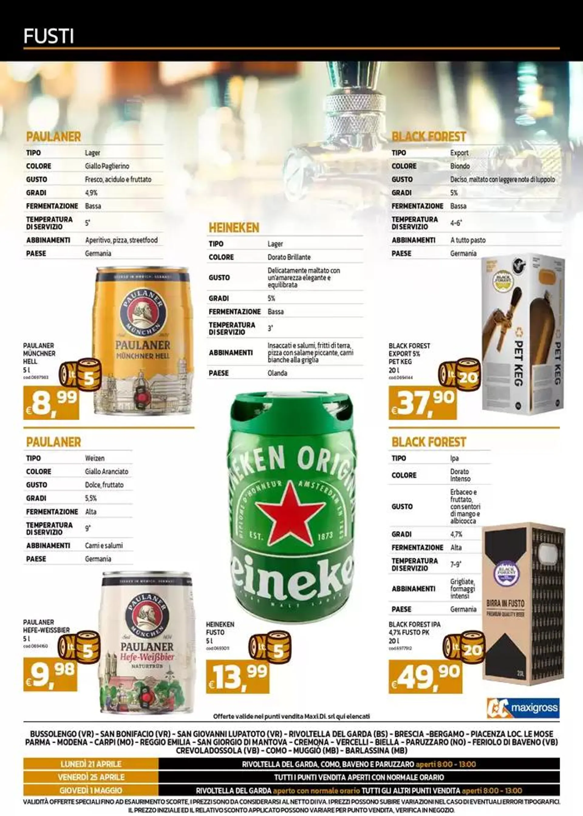 CARTA BIRRE 2025 da 22 aprile a 18 maggio di 2025 - Pagina del volantino 12