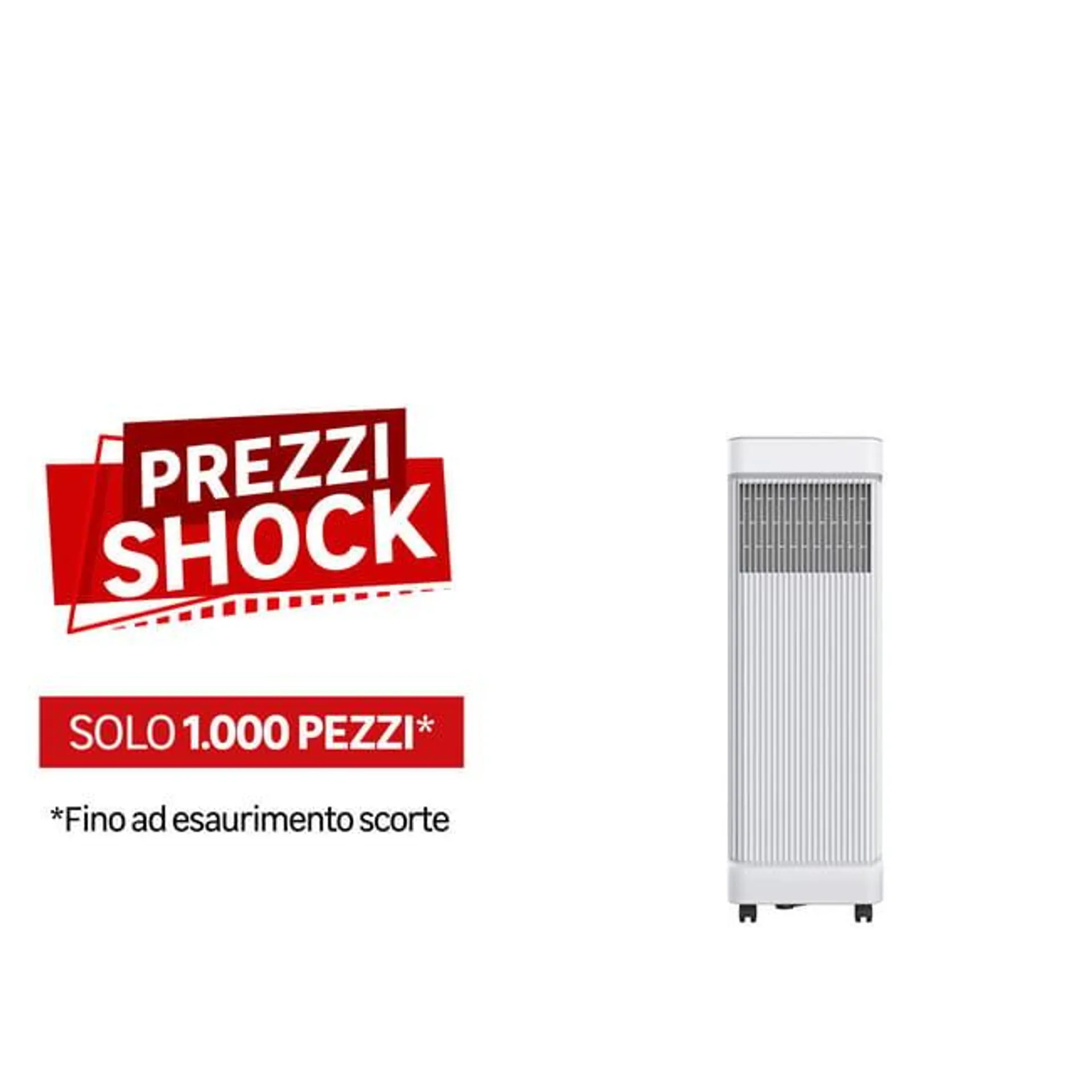Condizionatore portatile COMFEE Igloo 2,6 Kw 9000 BTU, 1000 W, 2.64 KW, bianco