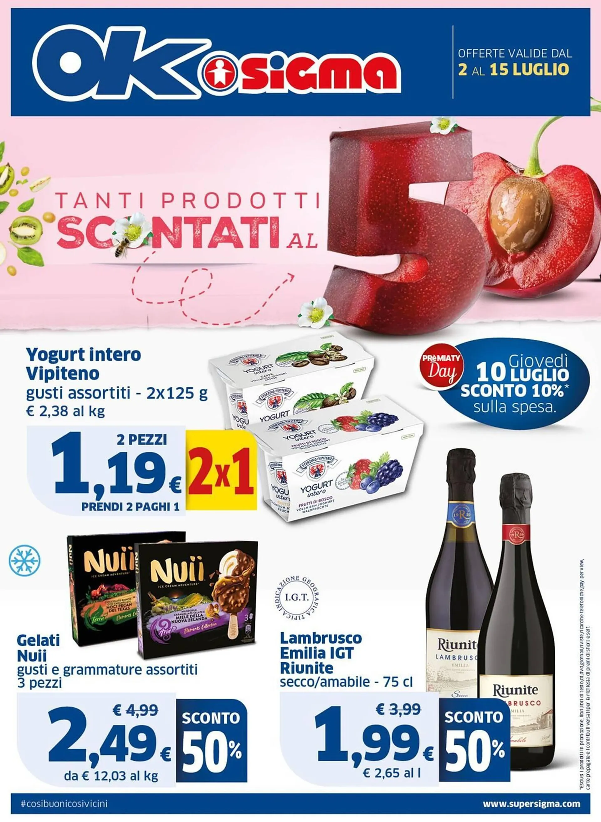 Volantino Ok Sigma da 2 luglio a 15 luglio di 2025 - Pagina del volantino 1
