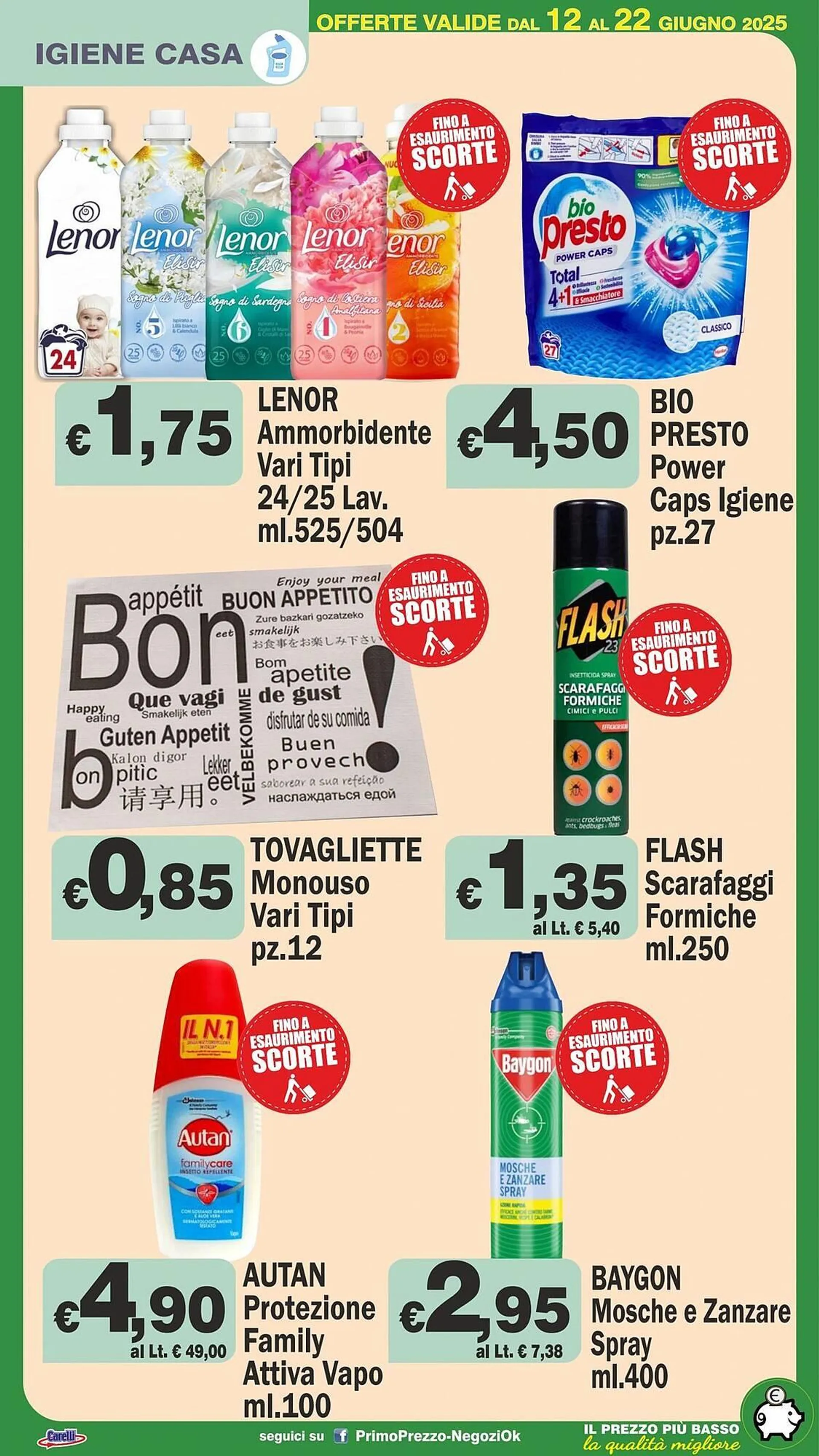 Volantino Primo Prezzo da 12 giugno a 22 giugno di 2025 - Pagina del volantino 25
