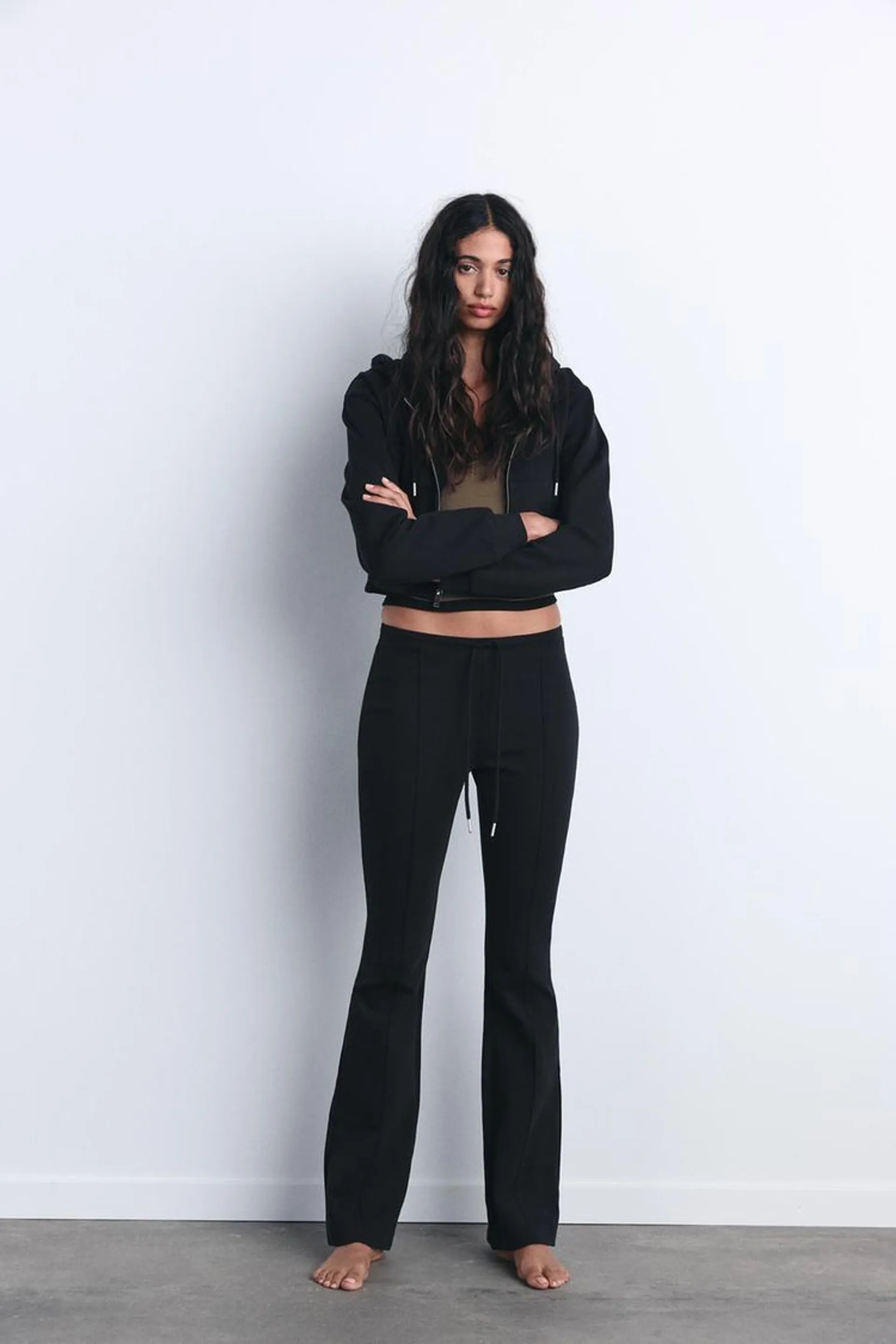 FELPA CROPPED INTERLOCK
