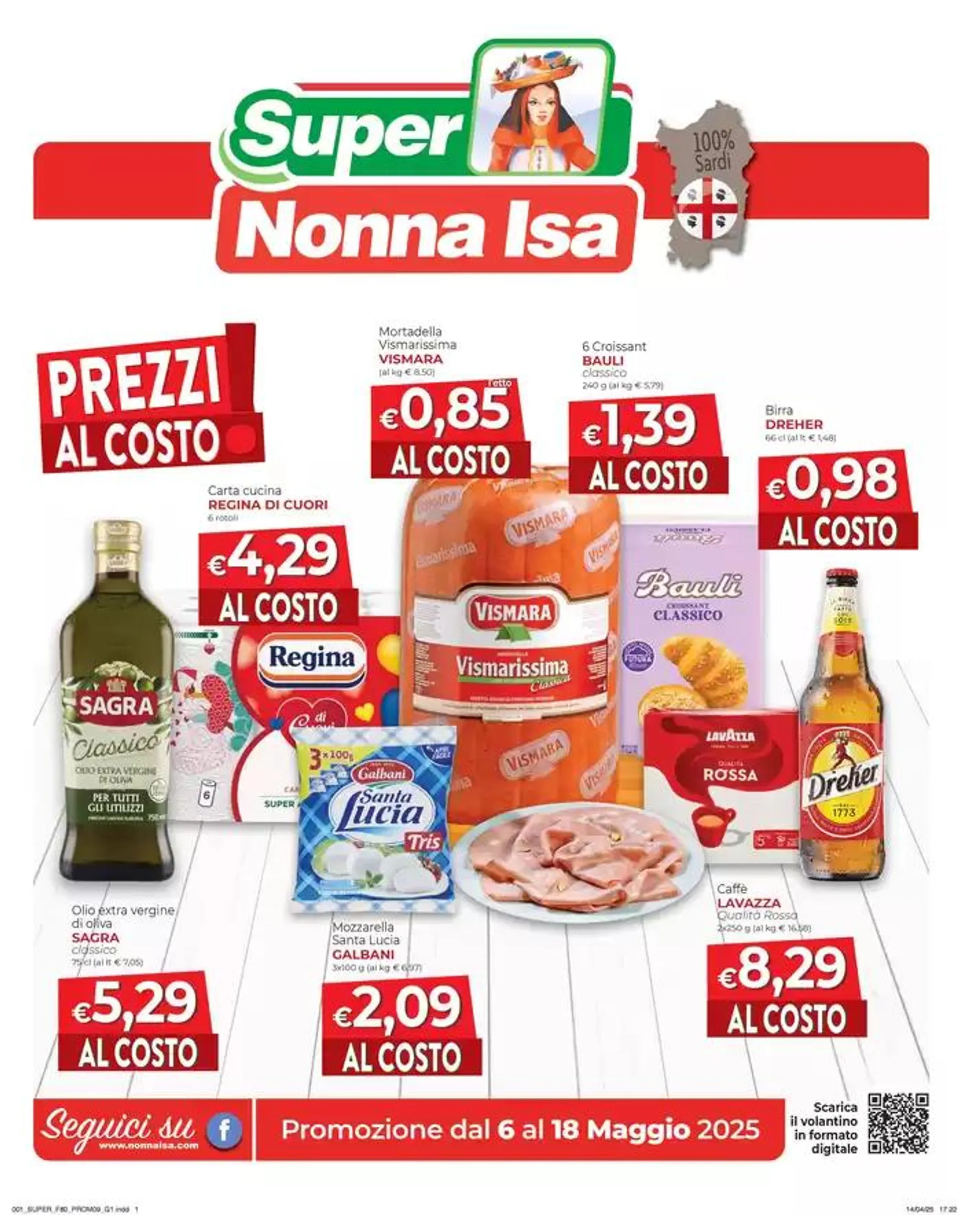 Prezzi al costo! da 6 maggio a 18 maggio di 2025 - Pagina del volantino 1