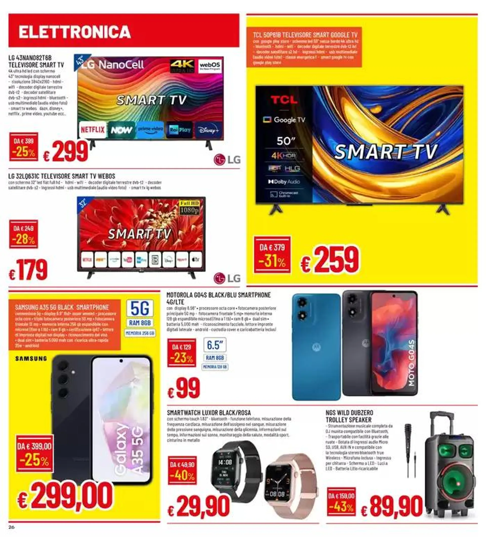 SCONTI 30/40/50% da 22 aprile a 4 maggio di 2025 - Pagina del volantino 26