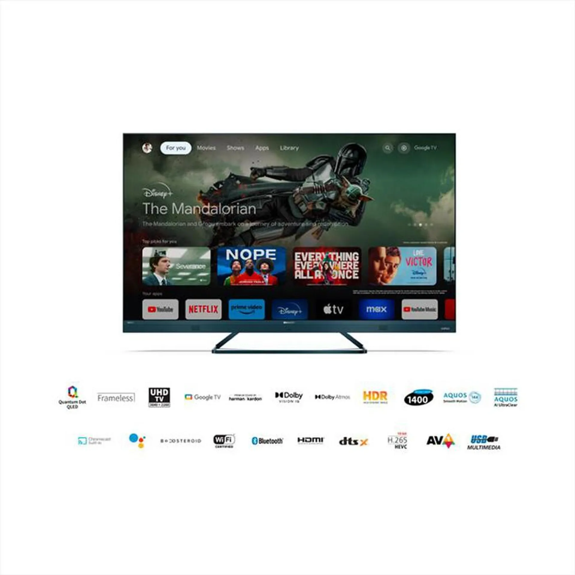 SHARP - Smart TV LED UHD 4K 50" 50FQ5EG