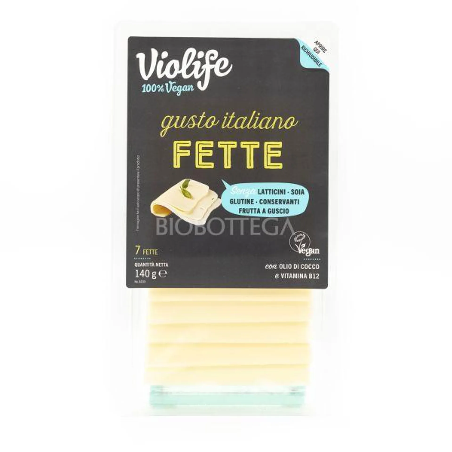 Fette Gusto Italiano Vegane Violife 140G