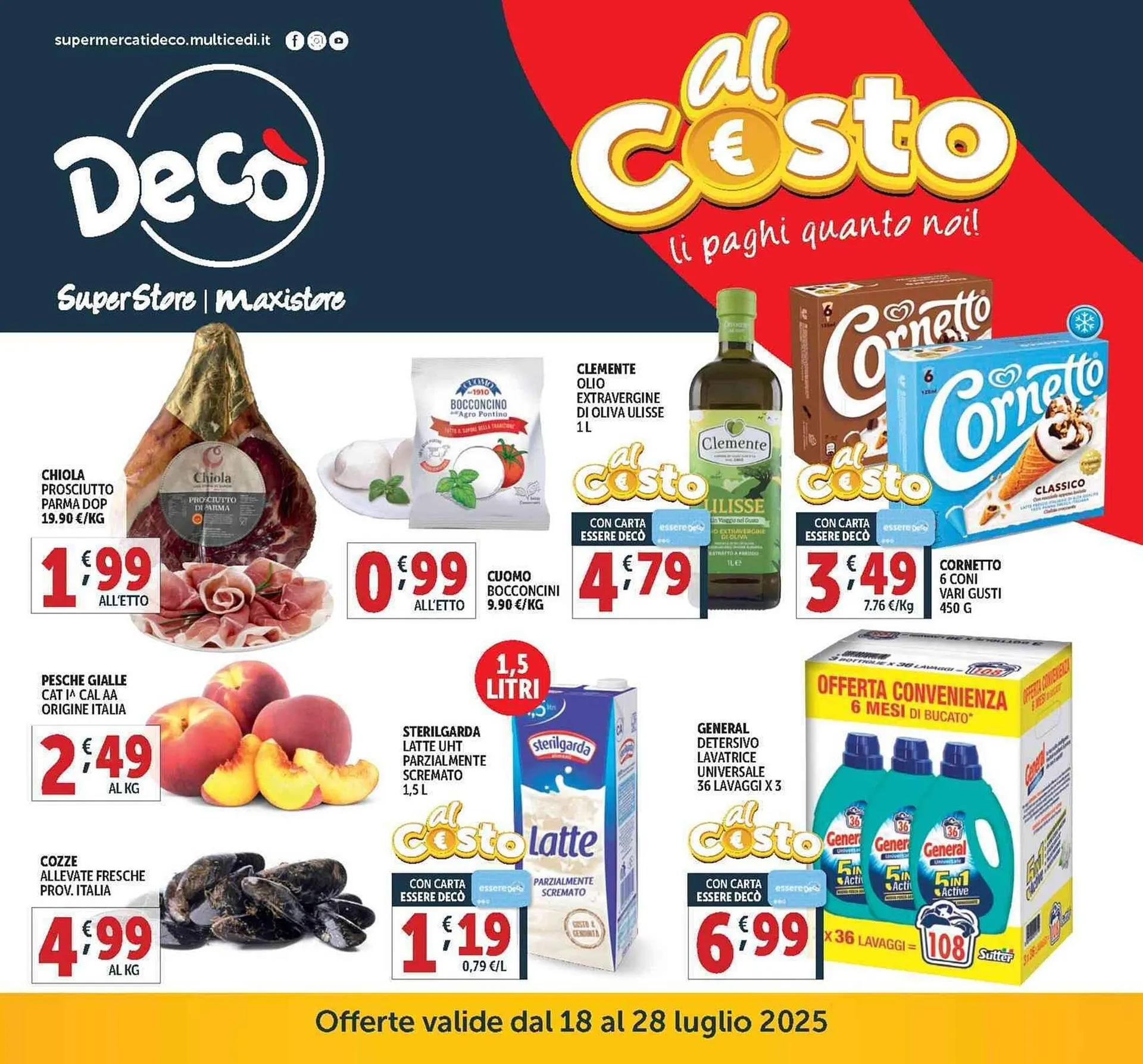 Volantino Deco Maxistore da 18 luglio a 28 luglio di 2025 - Pagina del volantino 1