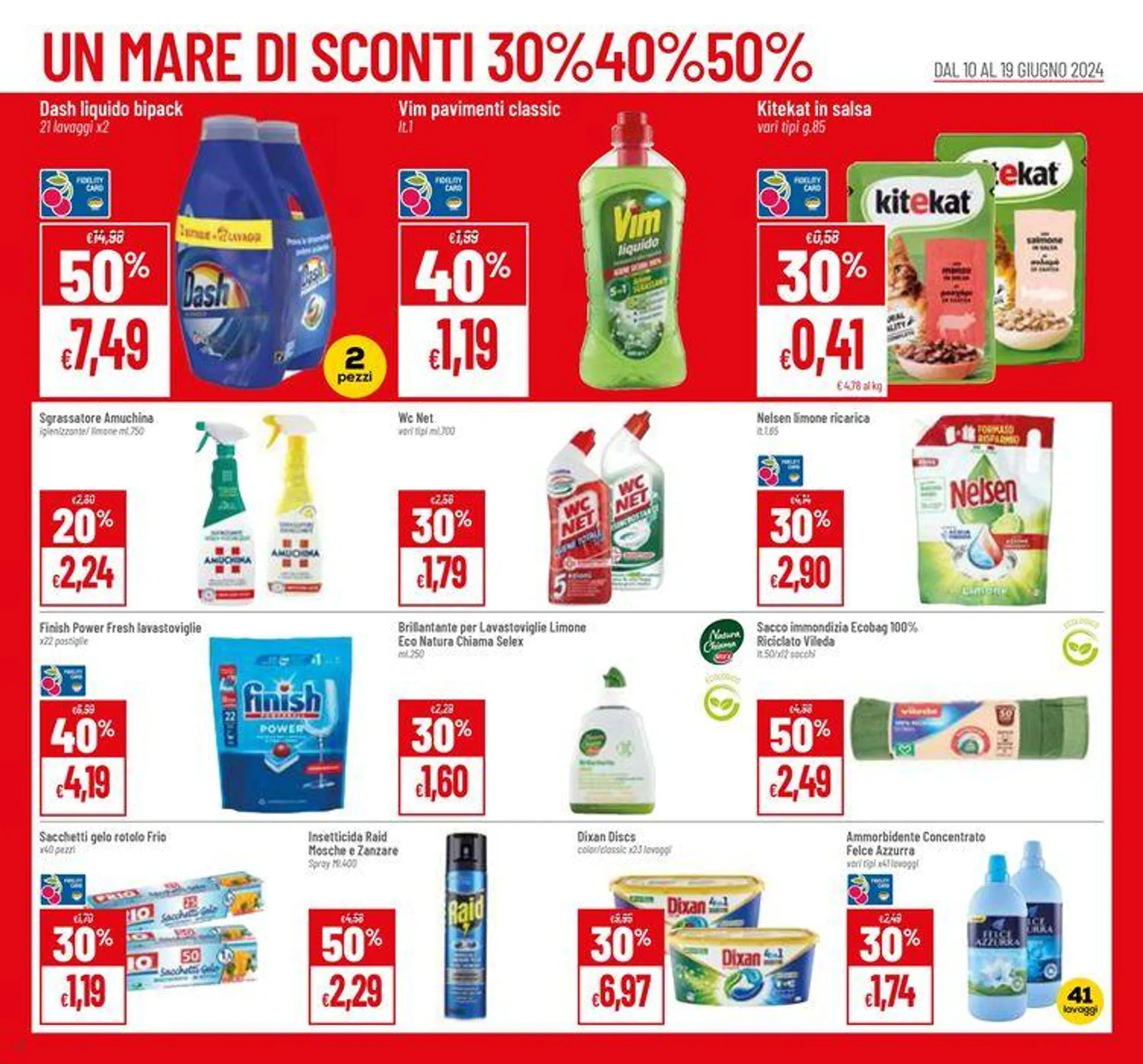 Un mare di sconti 30%40%50% da 10 giugno a 19 giugno di 2024 - Pagina del volantino 6