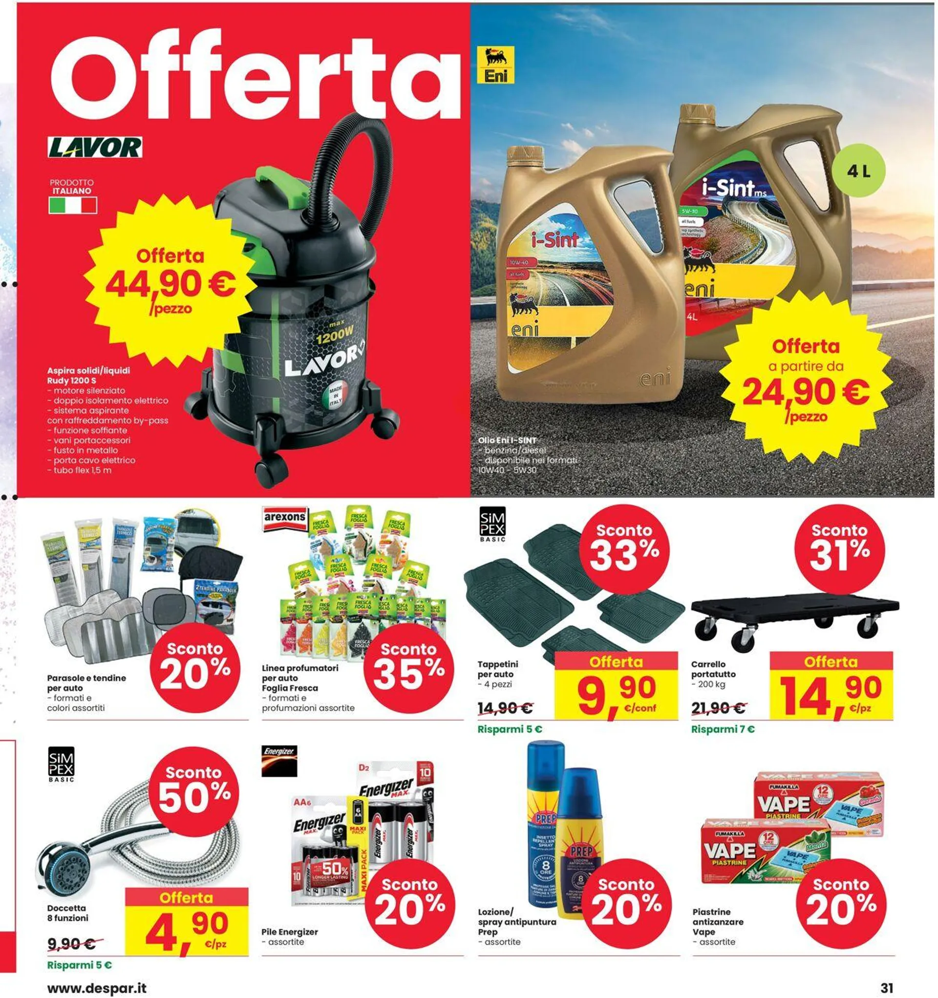 Interspar Volantino attuale da 19 giugno a 2 luglio di 2025 - Pagina del volantino 31
