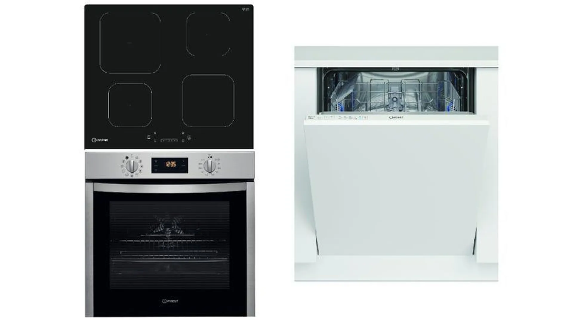 Indesit Trittico induzione 60cm con lavastoviglie