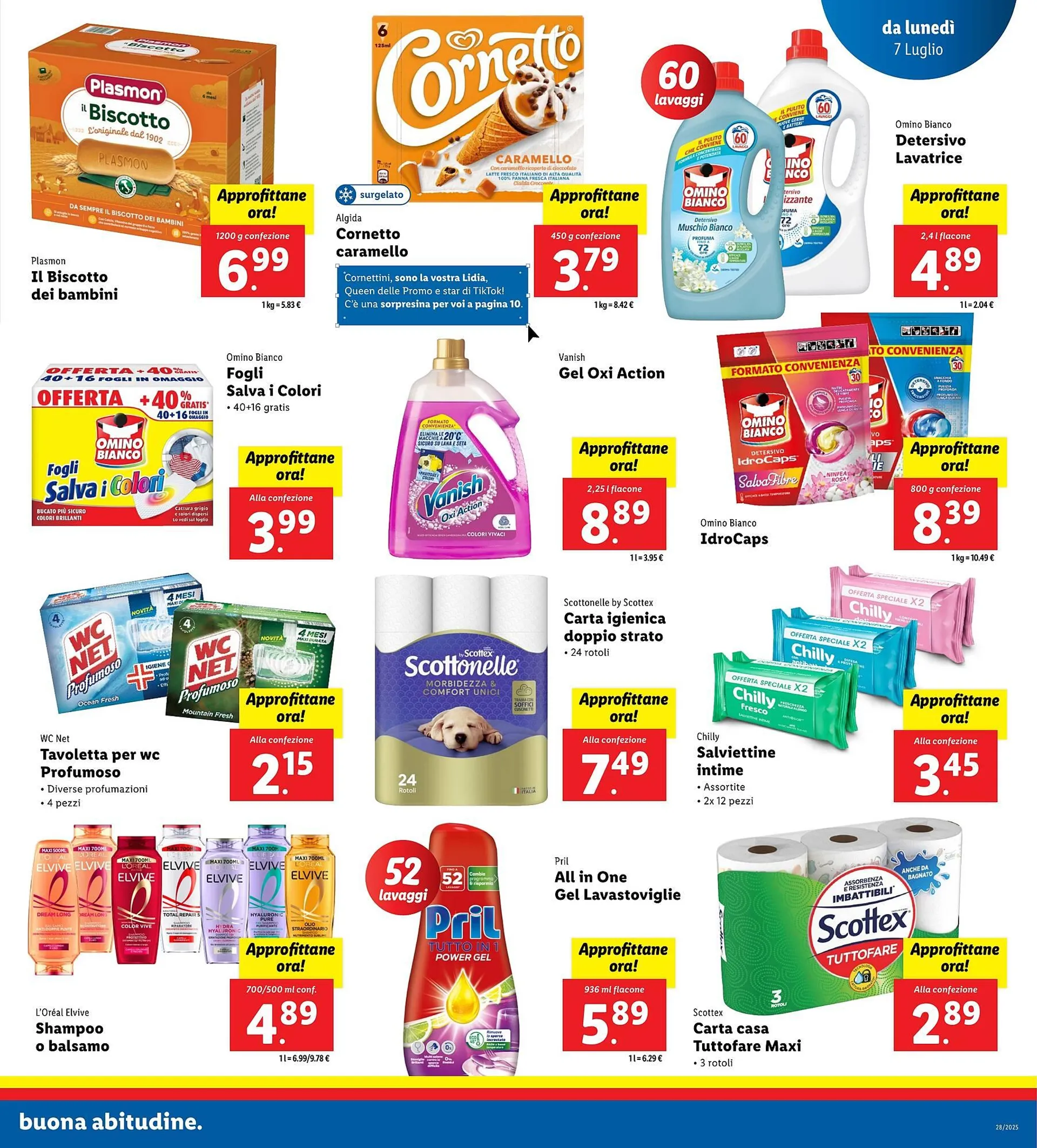 Volantino Lidl da 7 luglio a 13 luglio di 2025 - Pagina del volantino 7