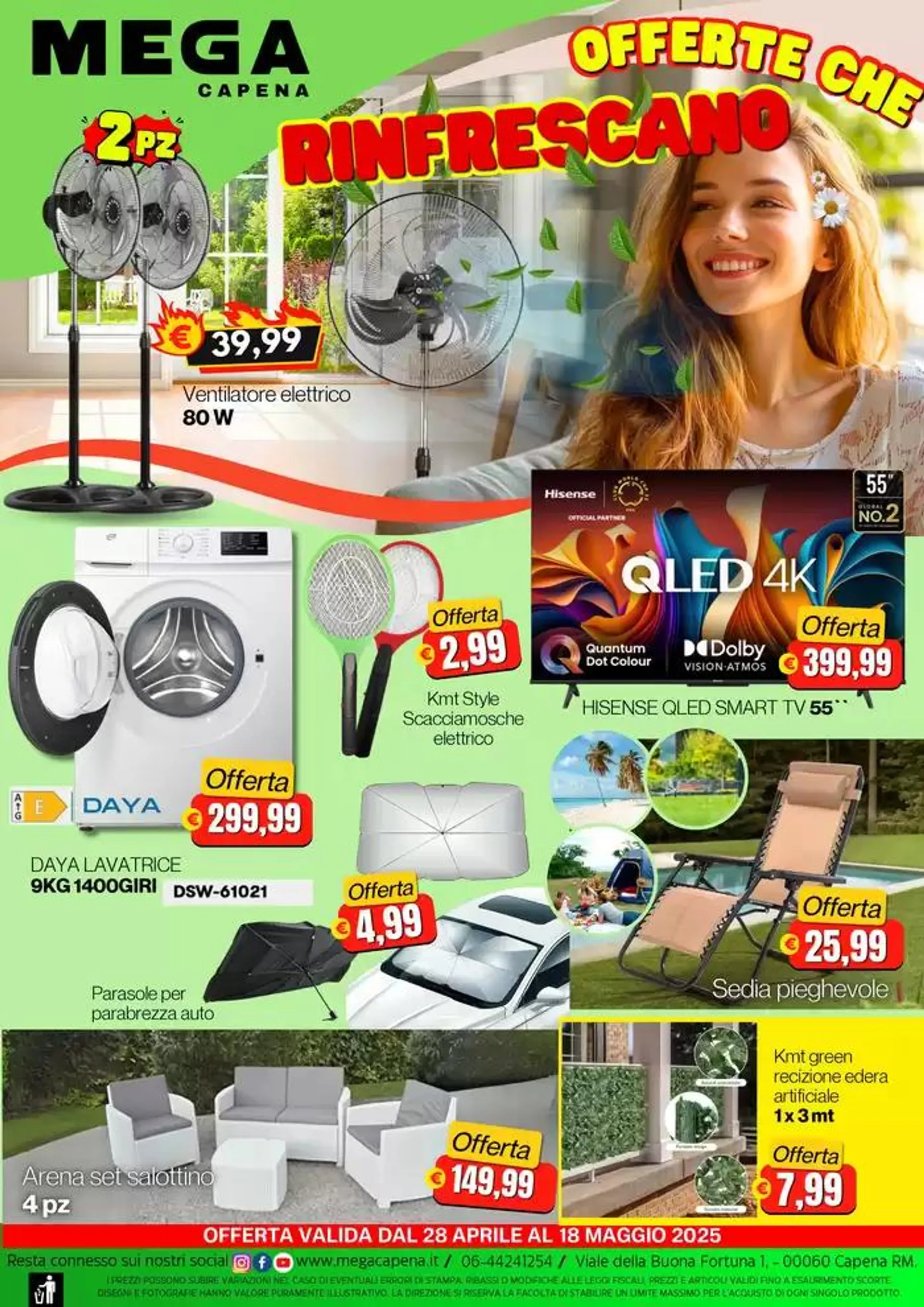 Mega Capena - Offerte che rinfescano da 28 aprile a 18 maggio di 2025 - Pagina del volantino 1