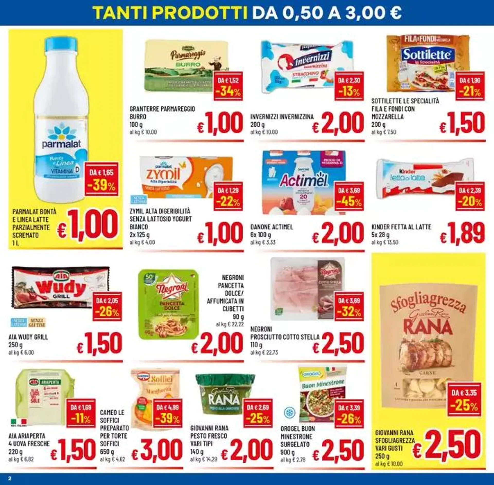 TANTI PRODOTTI DA 0,50 A 3,00€ da 16 ottobre a 29 ottobre di 2024 - Pagina del volantino 2