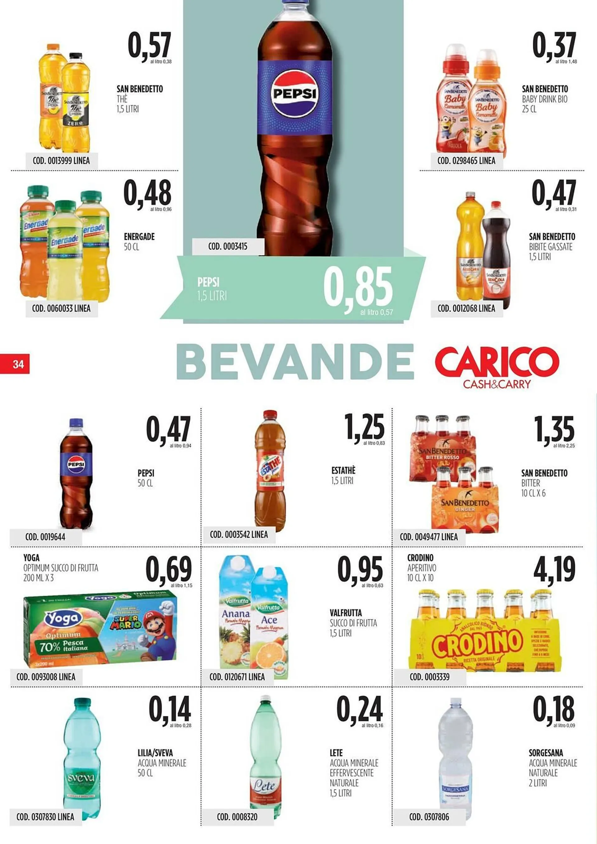 Volantino Carico Cash & Carry da 9 maggio a 22 maggio di 2024 - Pagina del volantino 34