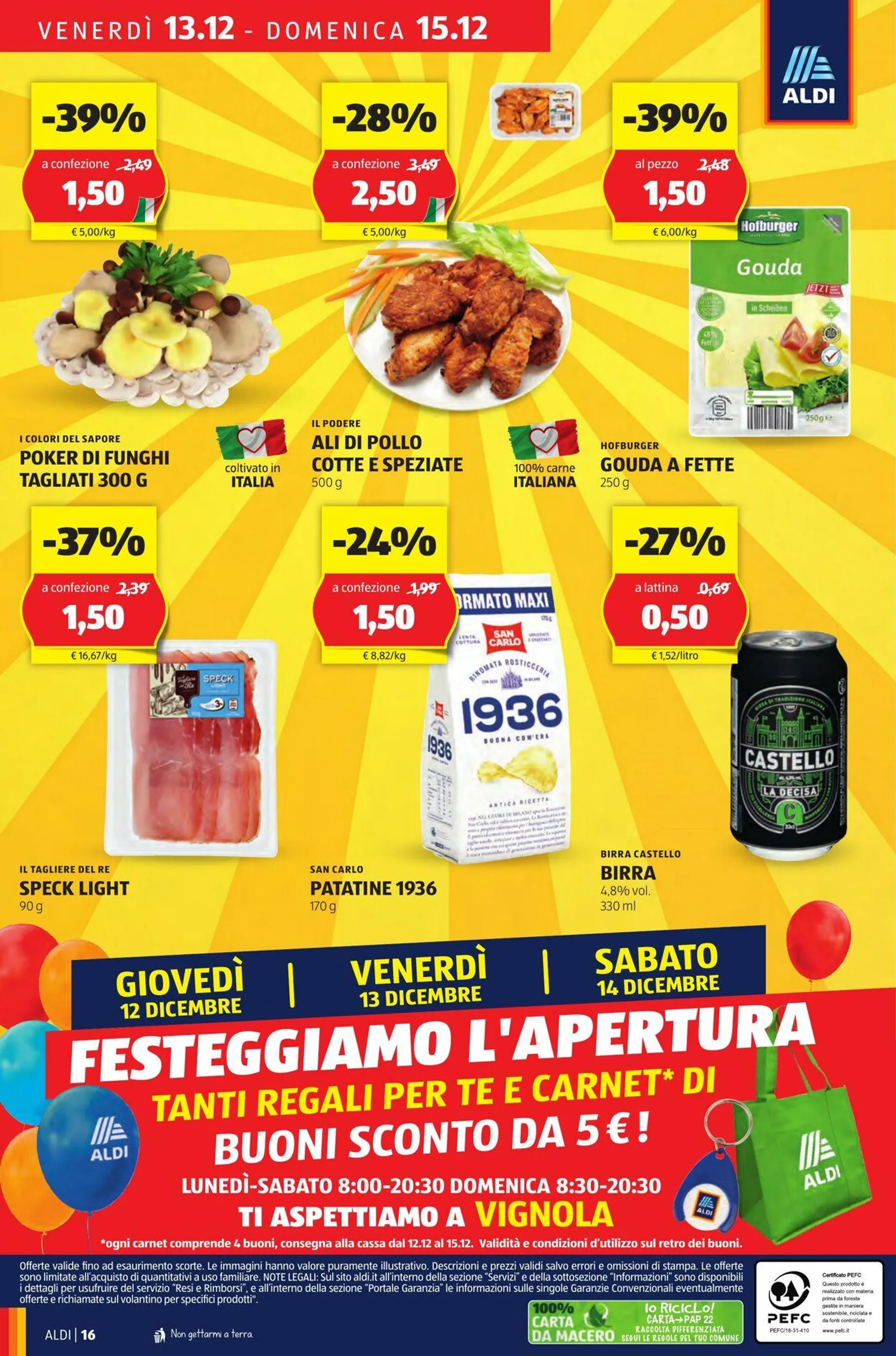 Aldi Volantino attuale da 15 dicembre a 29 dicembre di 2024 - Pagina del volantino 16