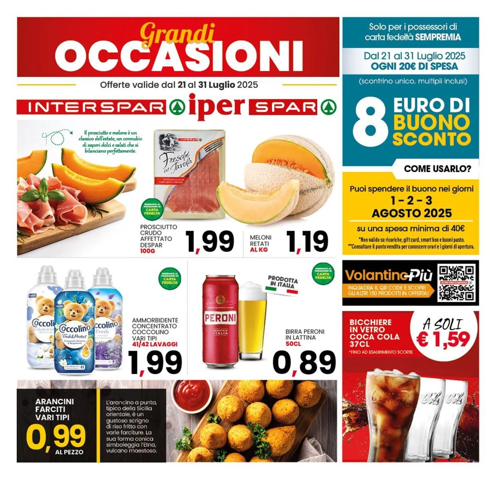 Volantino Iperspar da 22 luglio a 31 luglio di 2025 - Pagina del volantino 1