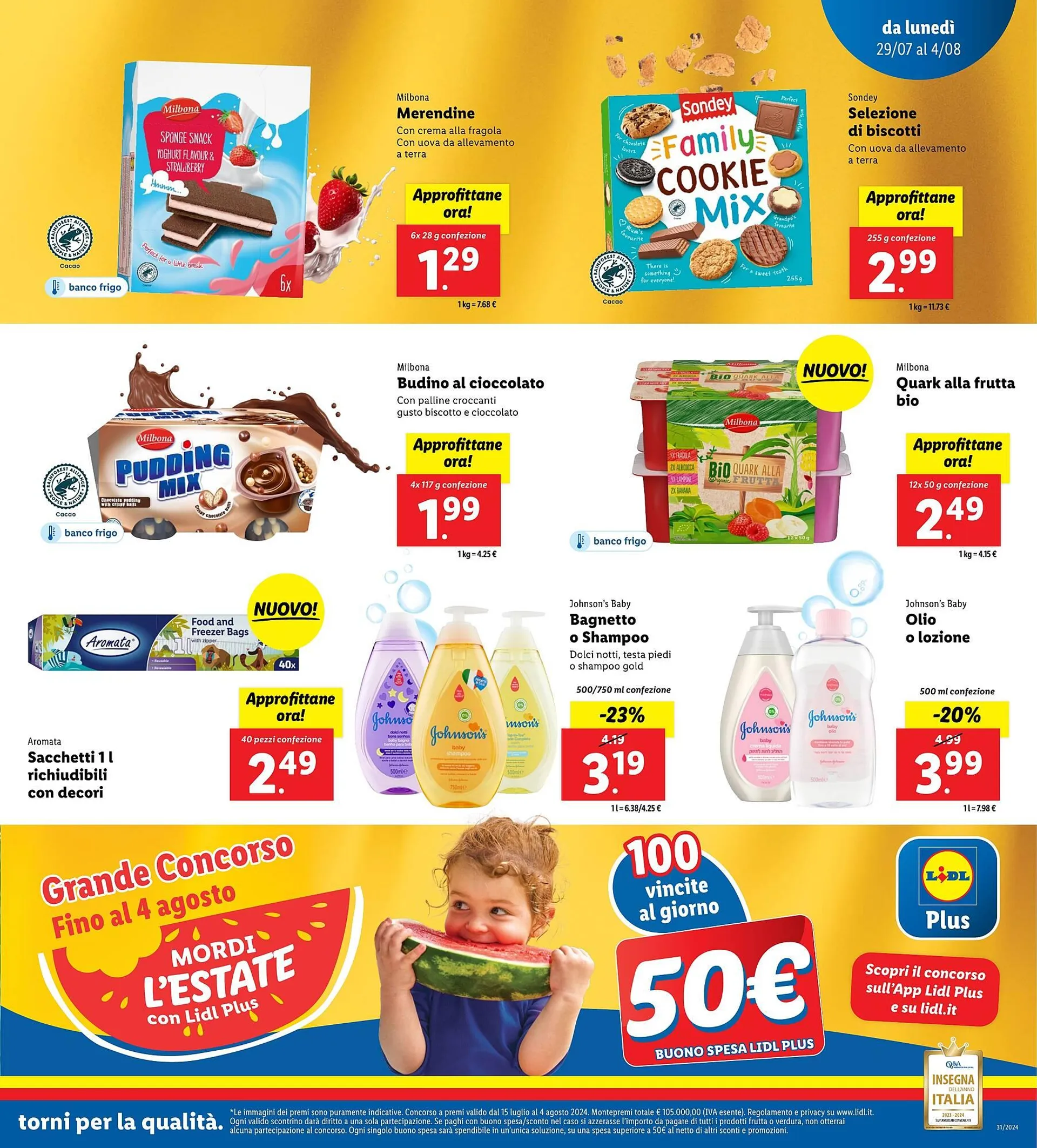 Volantino Lidl da 29 luglio a 14 agosto di 2024 - Pagina del volantino 9