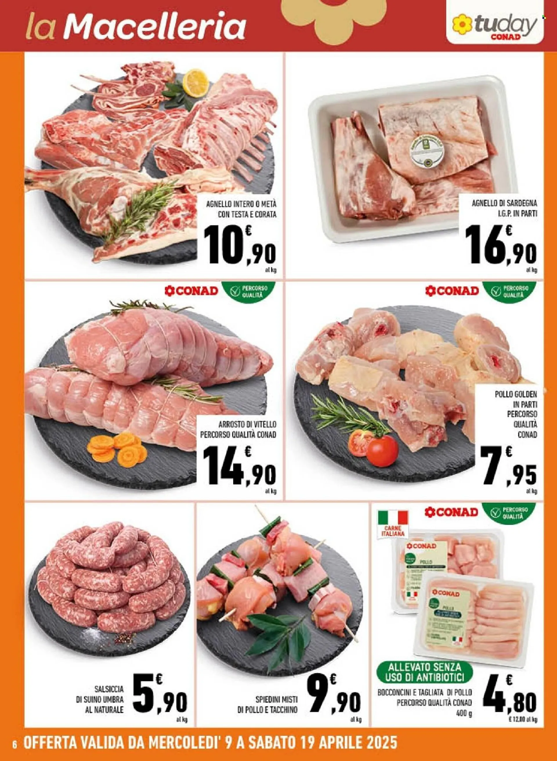 Volantino Conad da 9 aprile a 19 aprile di 2025 - Pagina del volantino 6