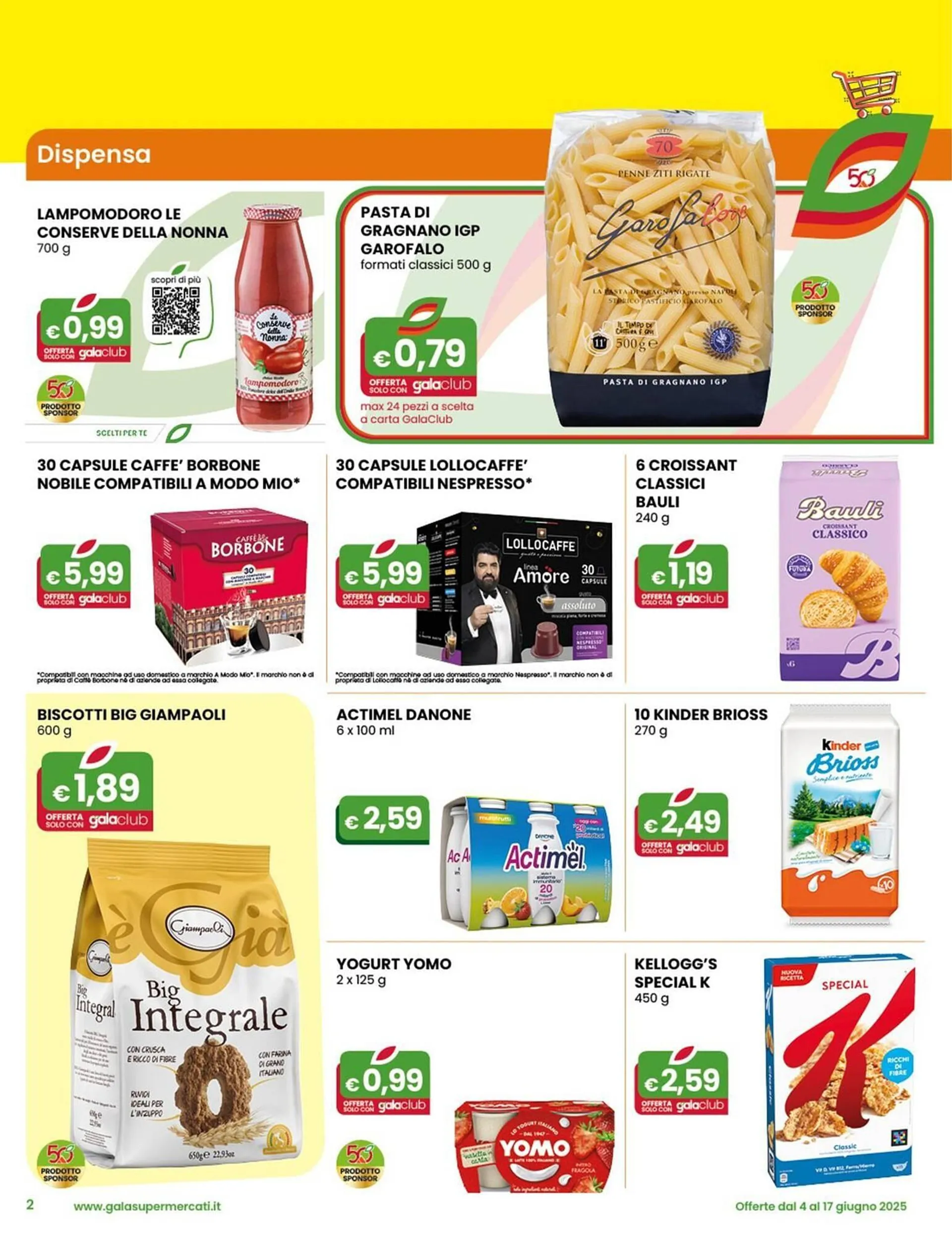 Volantino Gala Supermercati da 4 giugno a 17 giugno di 2025 - Pagina del volantino 2
