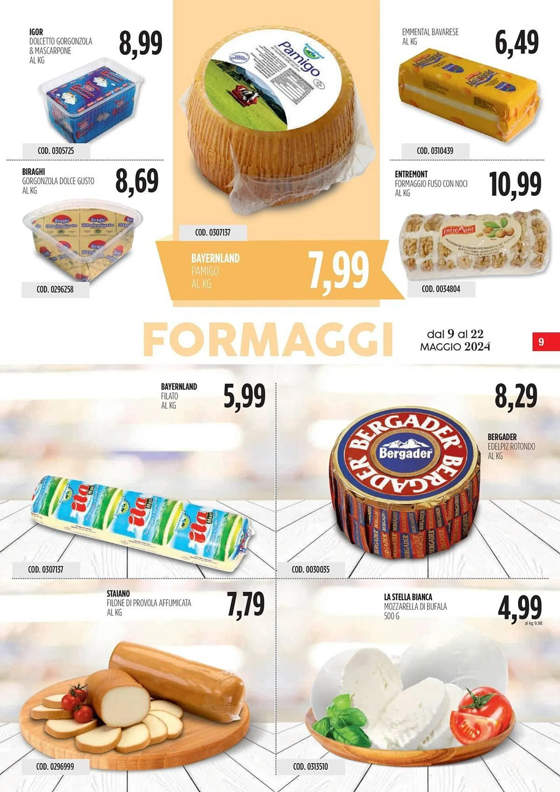 Volantino Carico Cash & Carry da 9 maggio a 22 maggio di 2024 - Pagina del volantino 9