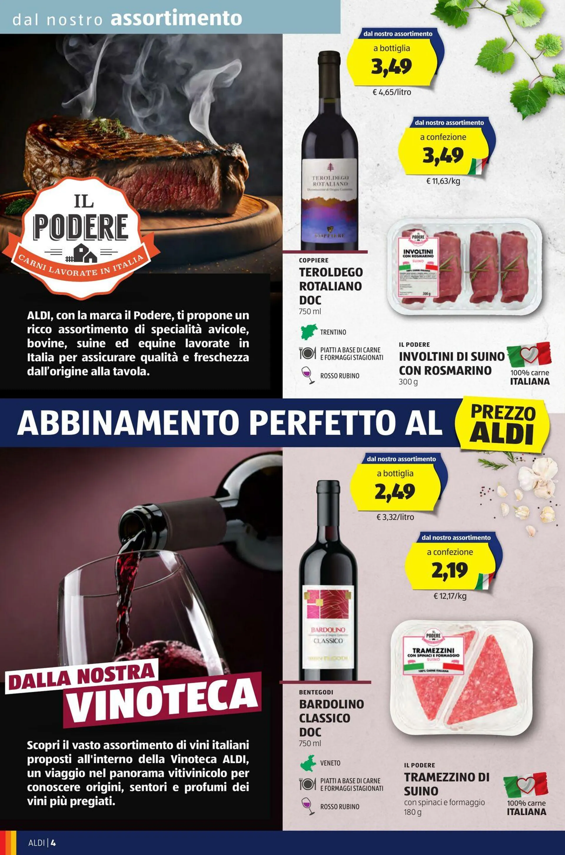 Aldi Volantino attuale da 21 ottobre a 27 ottobre di 2024 - Pagina del volantino 4