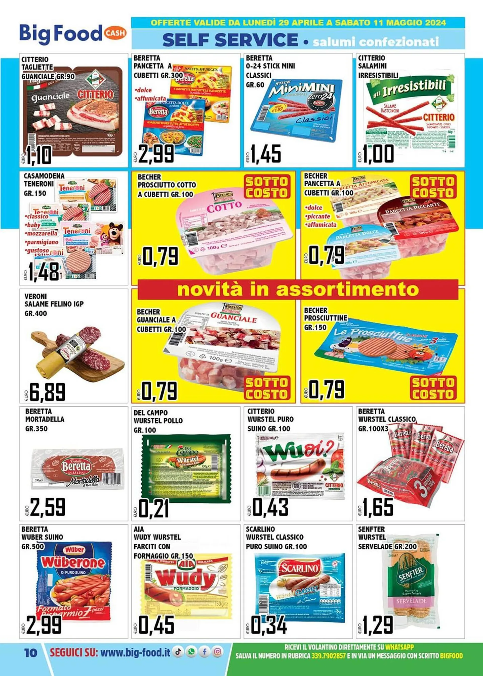 Volantino Big Food da 29 aprile a 11 maggio di 2024 - Pagina del volantino 10