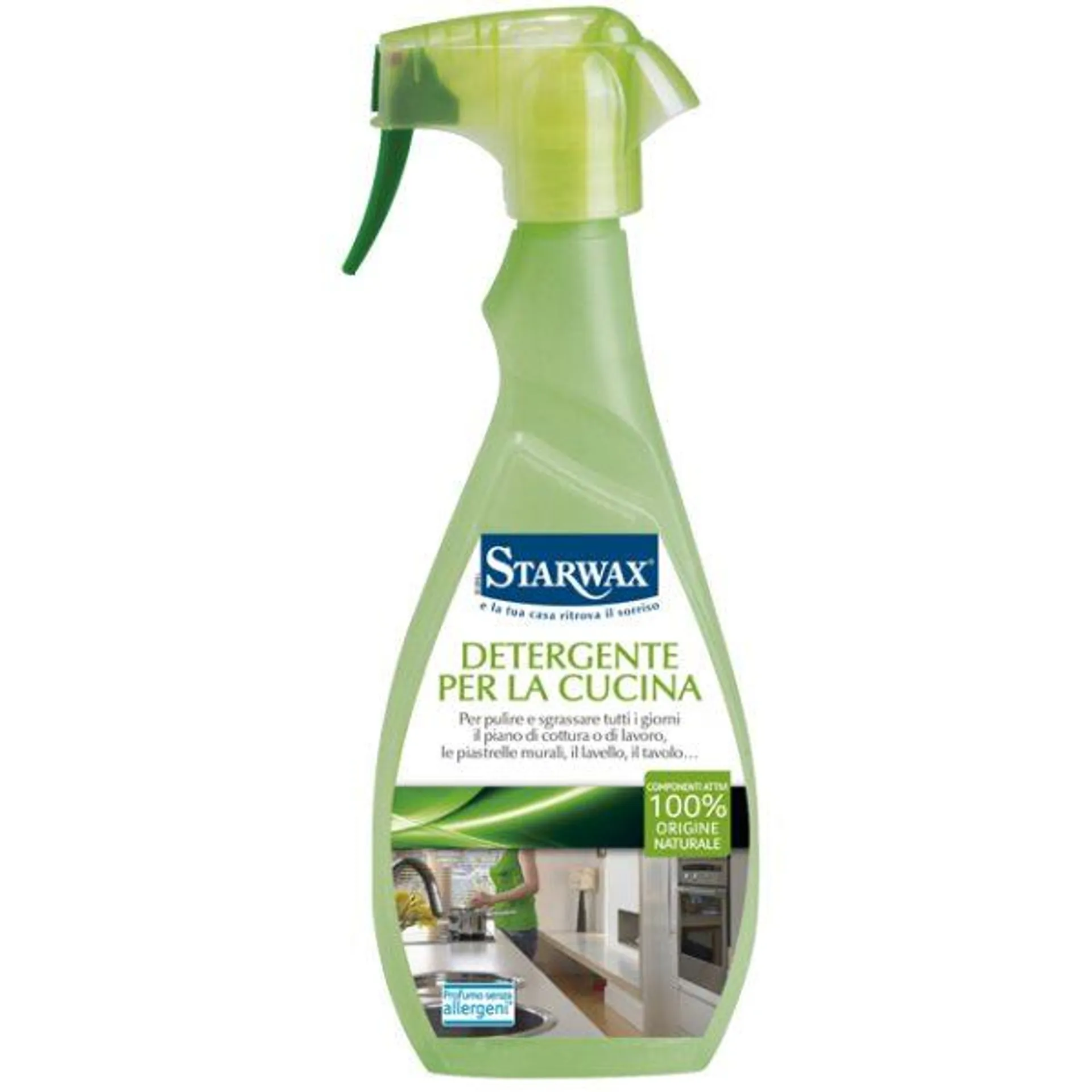 STARWAX DETERGENTE SGRASSANTE CUCINA SOLUVERT 500 ML