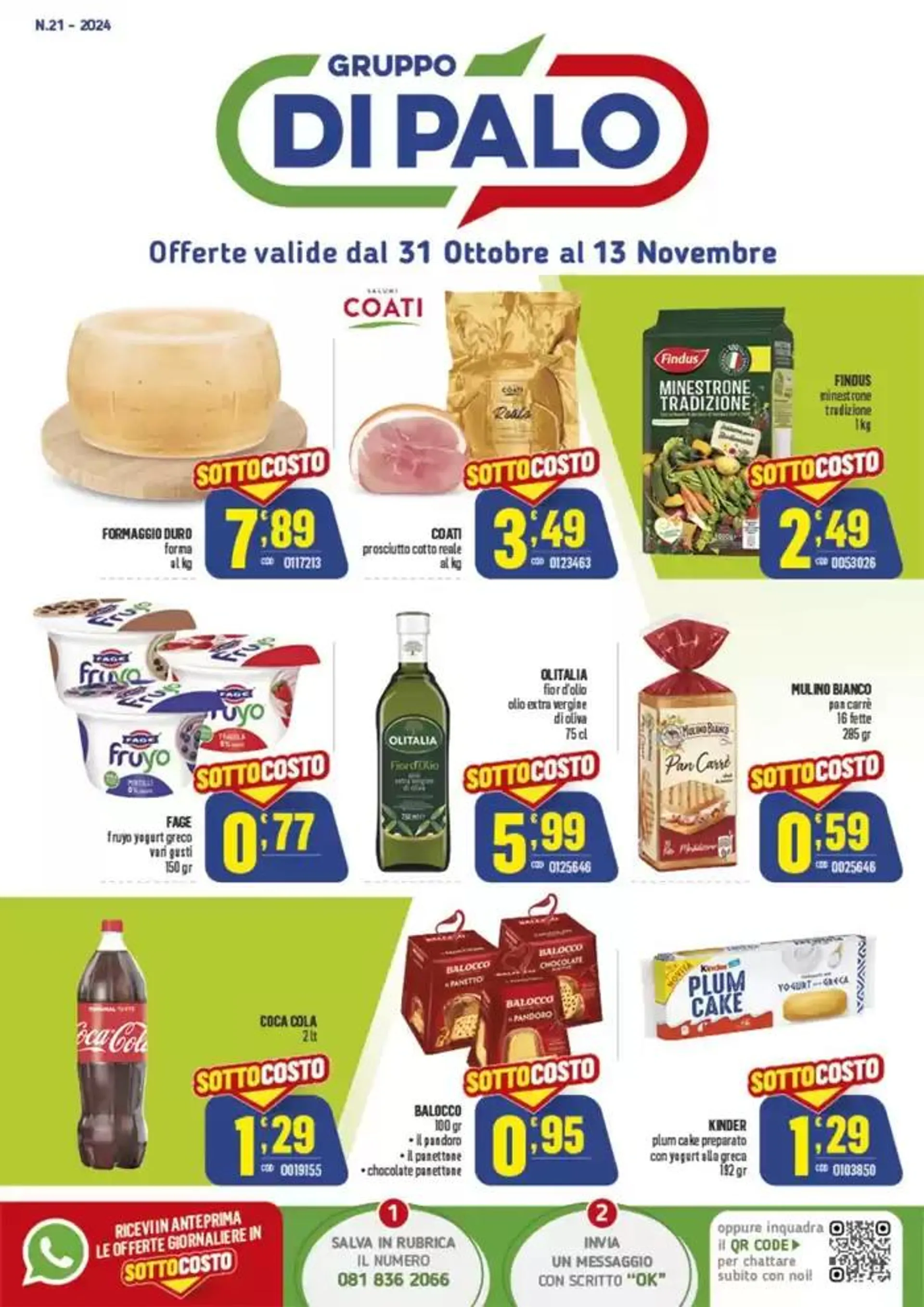 Offerte valide dal 31 ottobre al 13 novembre - 1