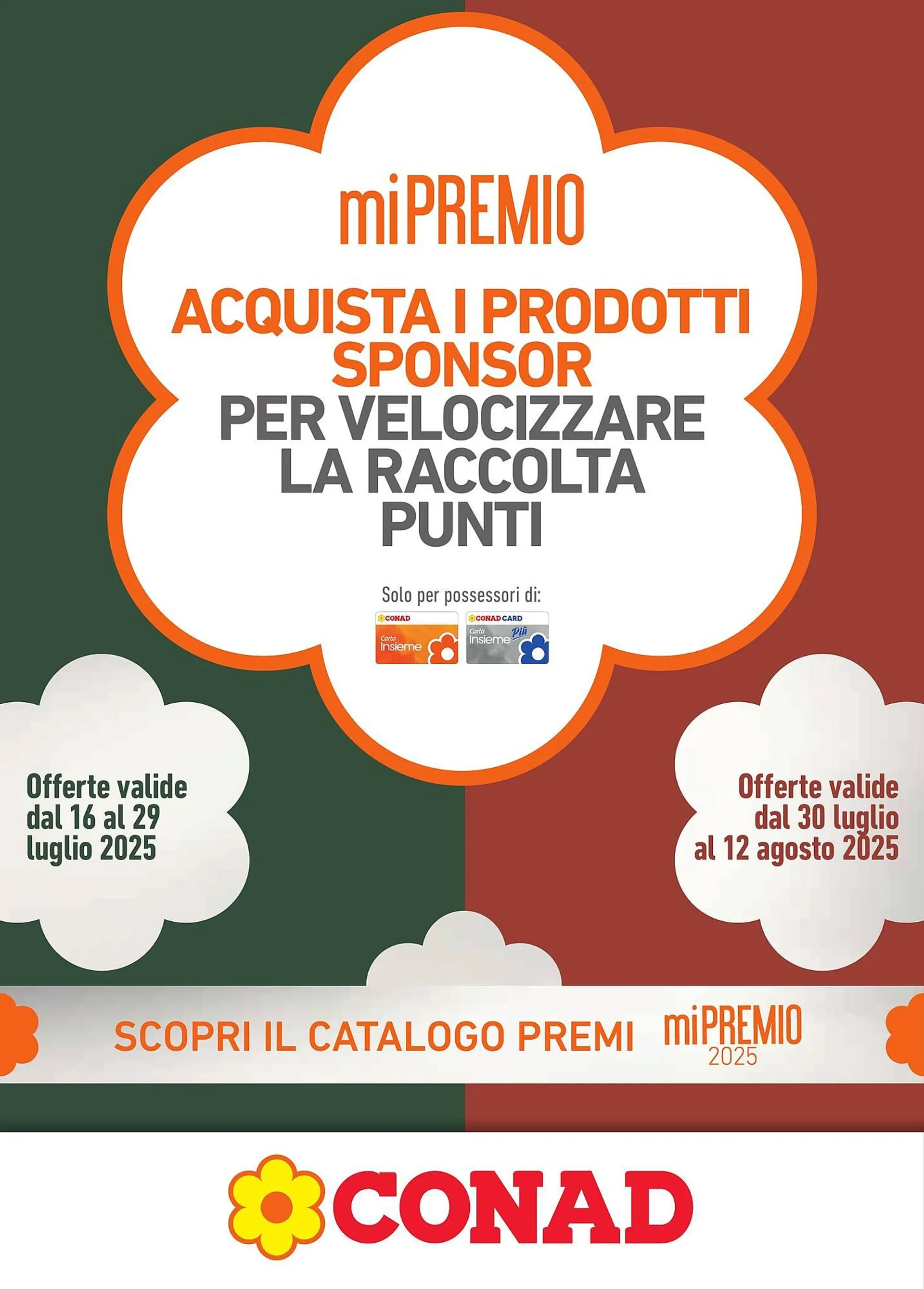 Volantino Conad da 16 luglio a 12 agosto di 2025 - Pagina del volantino 1