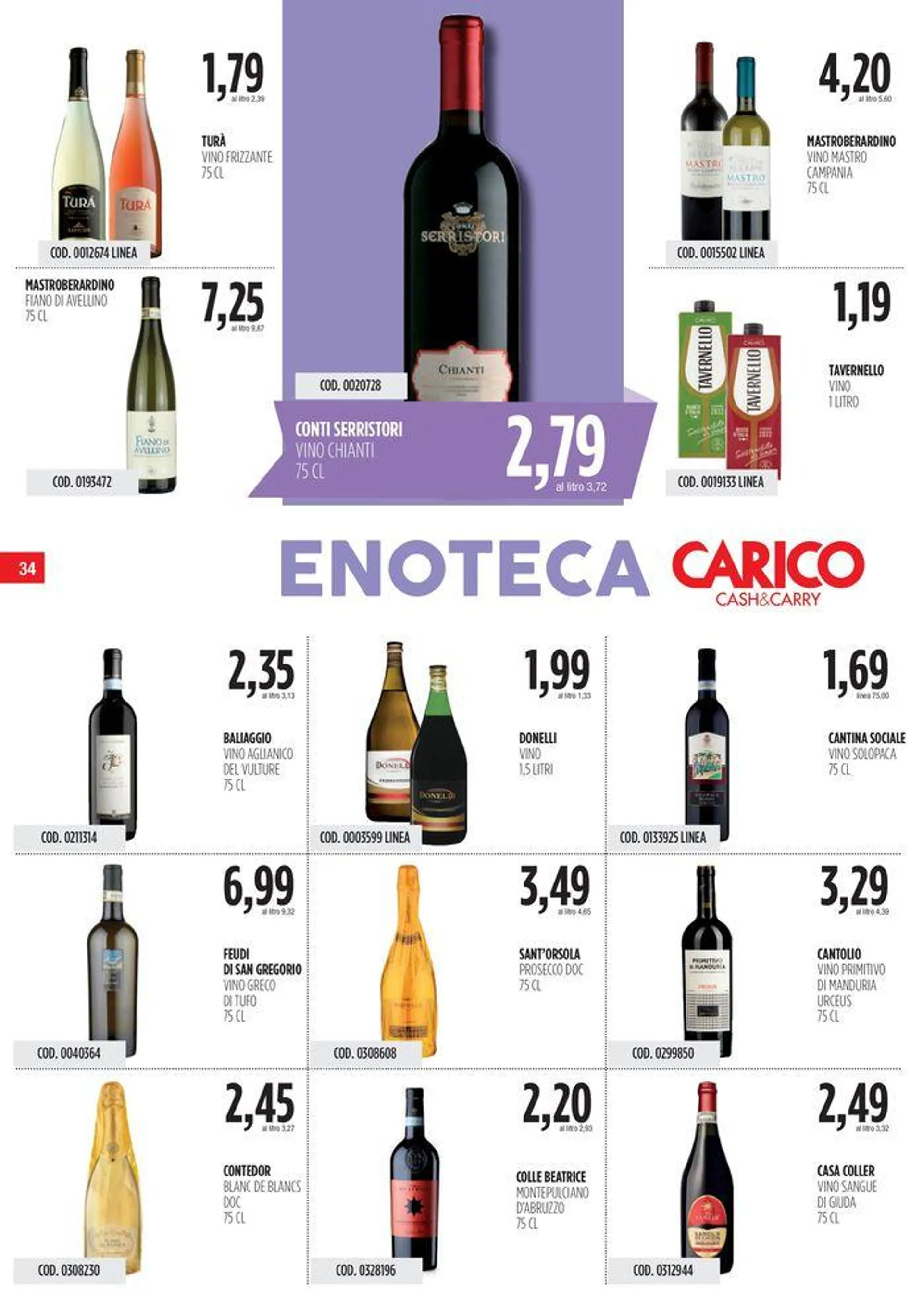 Carico Cash & Carry  da 29 agosto a 11 settembre di 2024 - Pagina del volantino 34