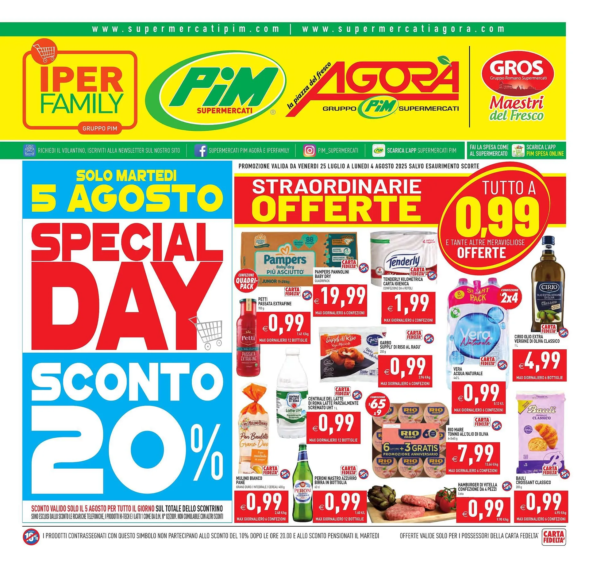 Volantino Iperfamily da 25 luglio a 4 agosto di 2025 - Pagina del volantino 1