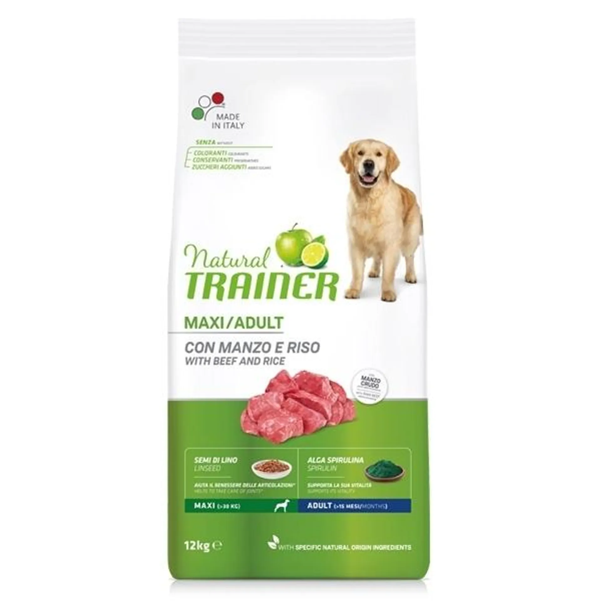 Trainer - Natural Adult Maxi con Manzo e Riso