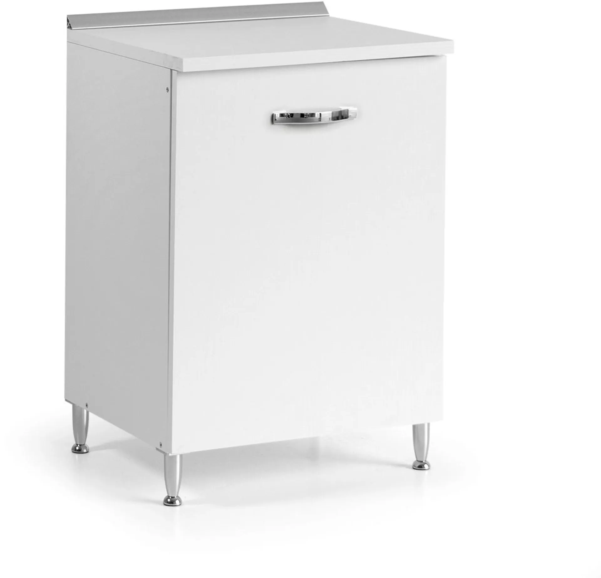 Base cucina 1 anta 60 cm bianco frassinato