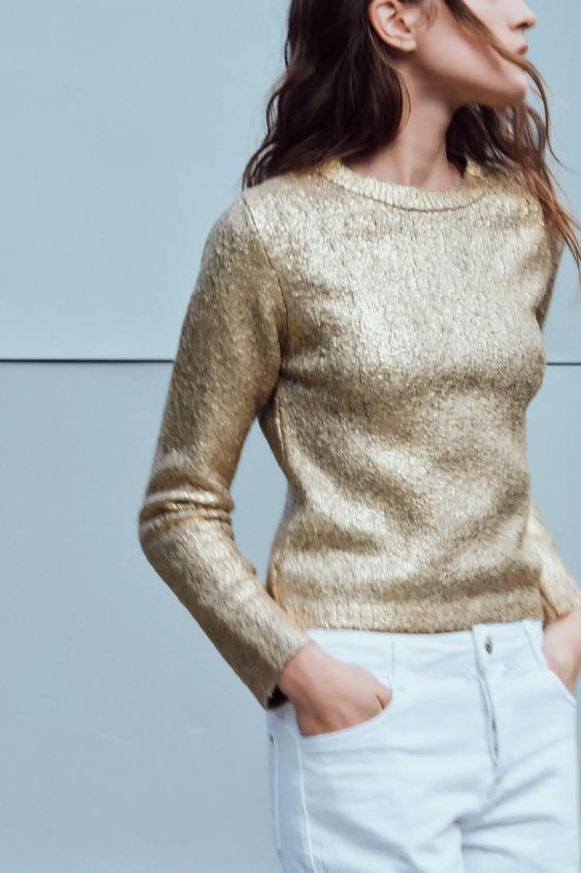 PULLOVER IN MAGLIA FOIL